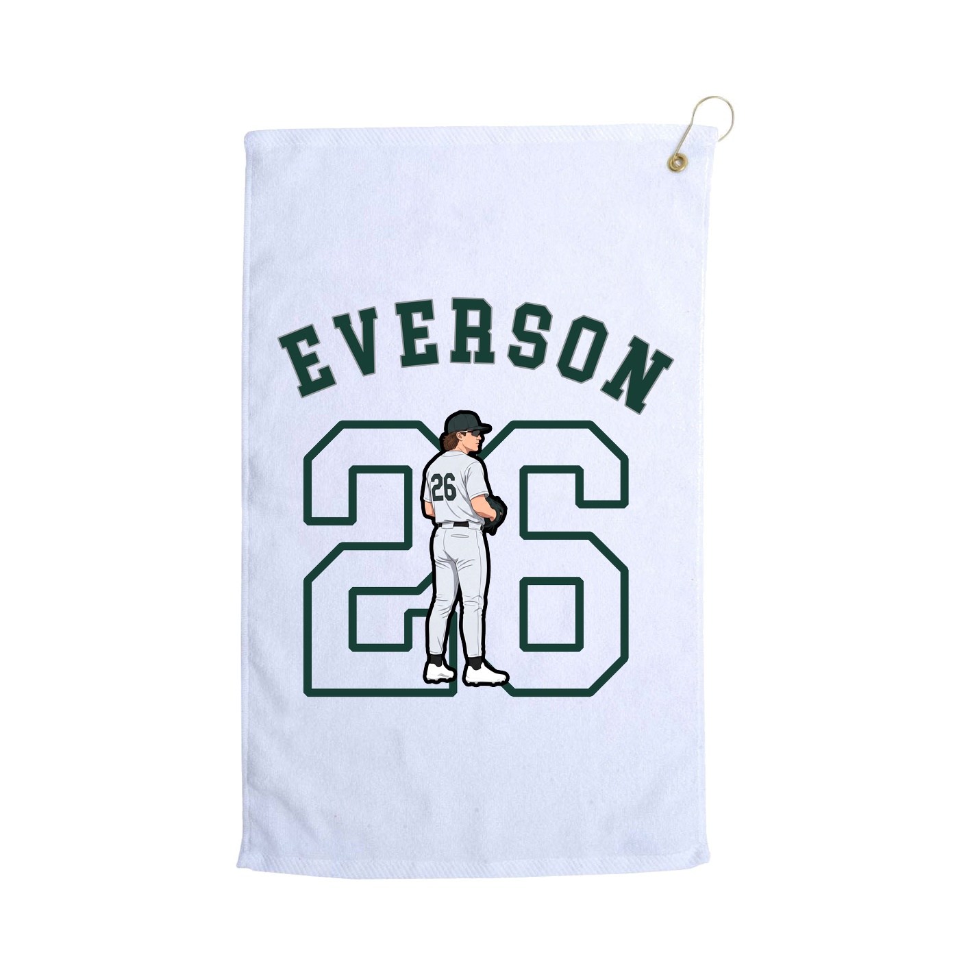 Golf Towel — Shirsey Arch in White