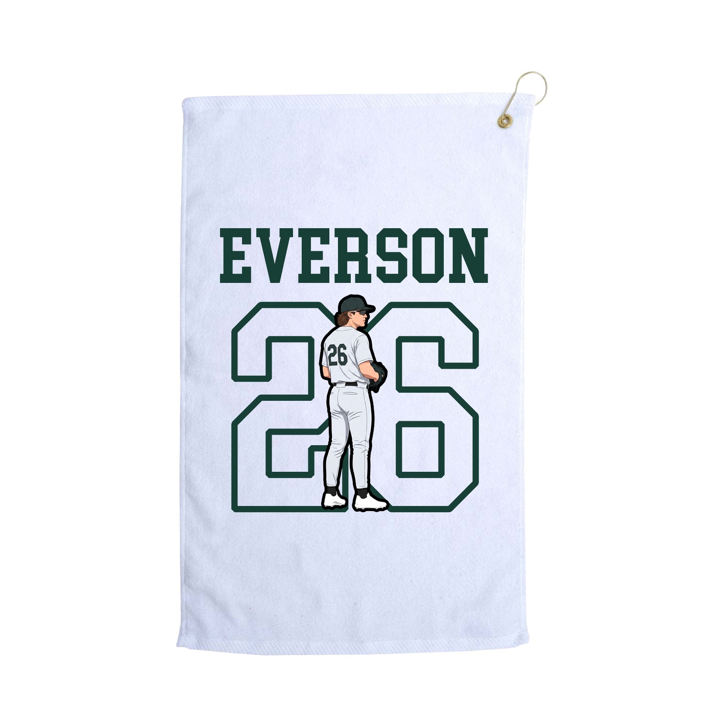 Golf Towel — Shirsey in White