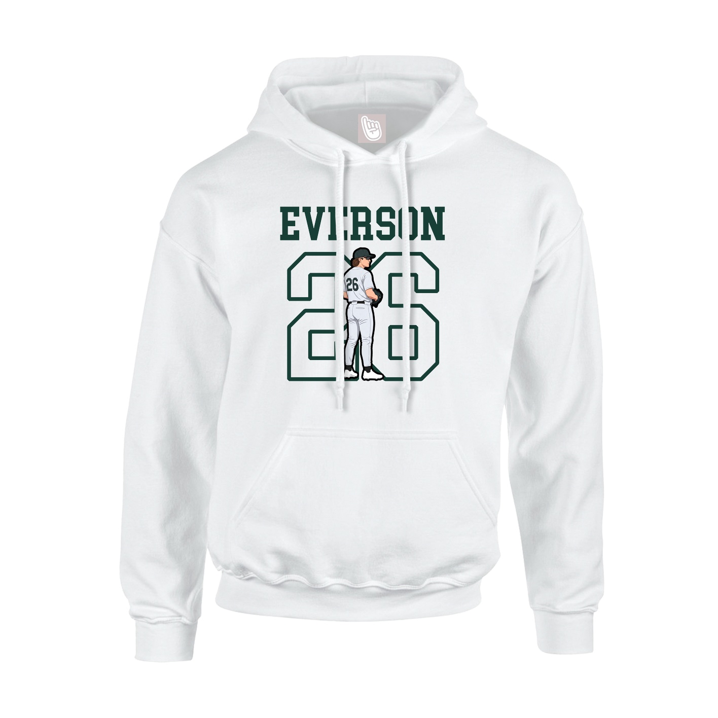 Hoodie — Shirsey in White