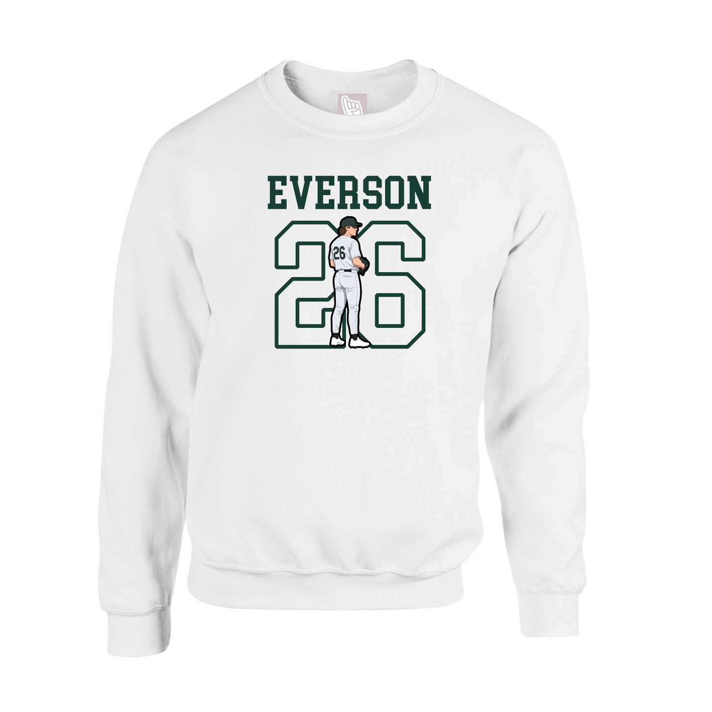 Fleece Crew — Shirsey in White