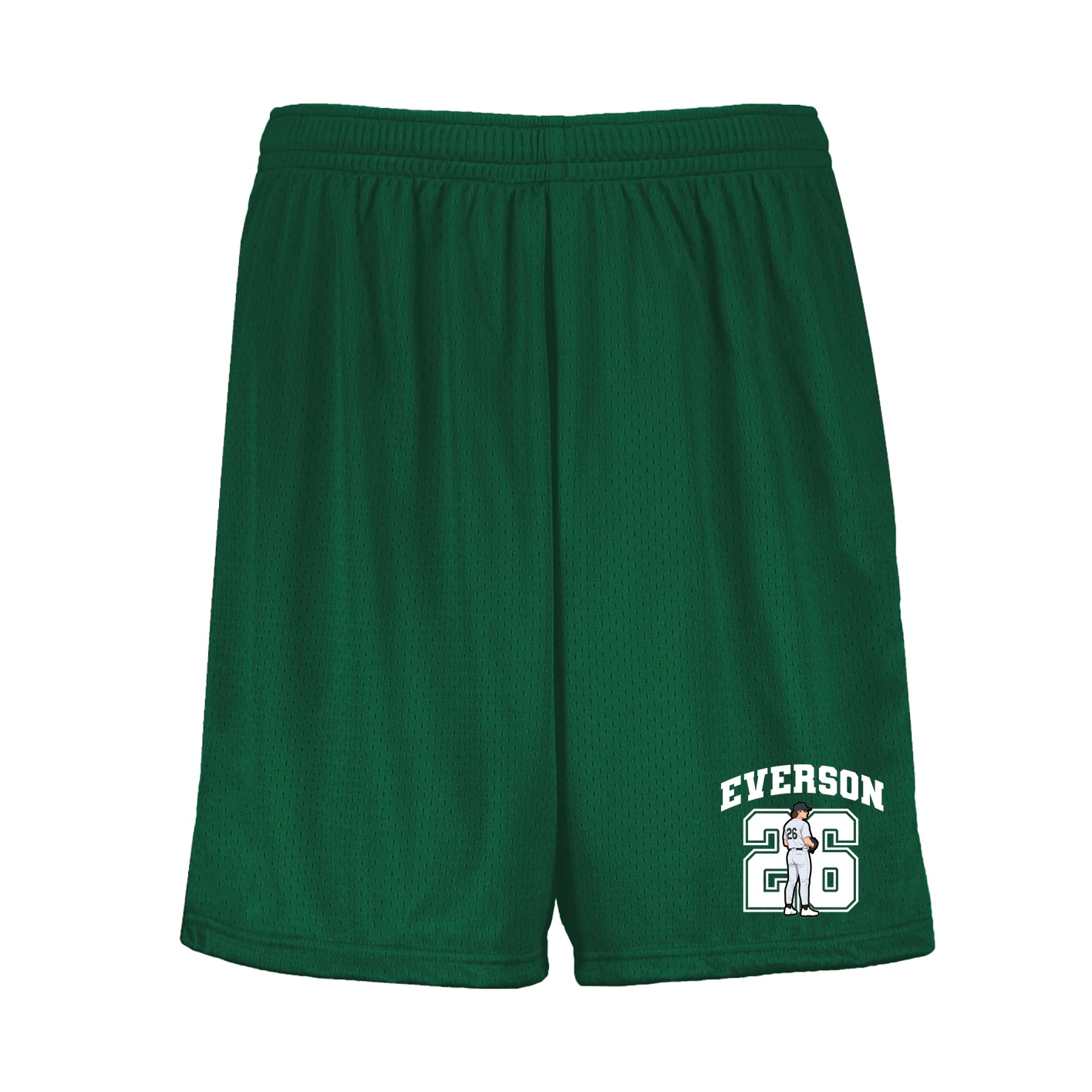Shorts — Number in Green