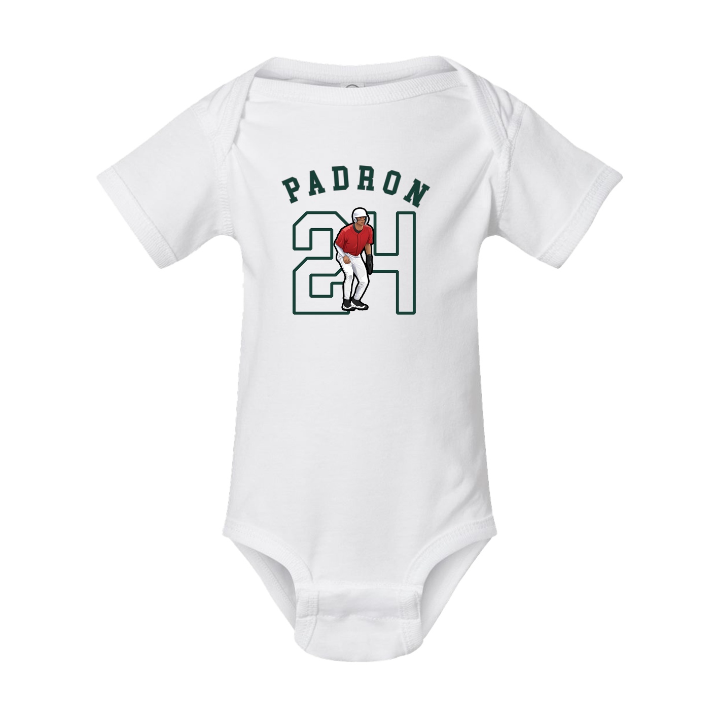 Baby Onesie — Shirsey Arch in White