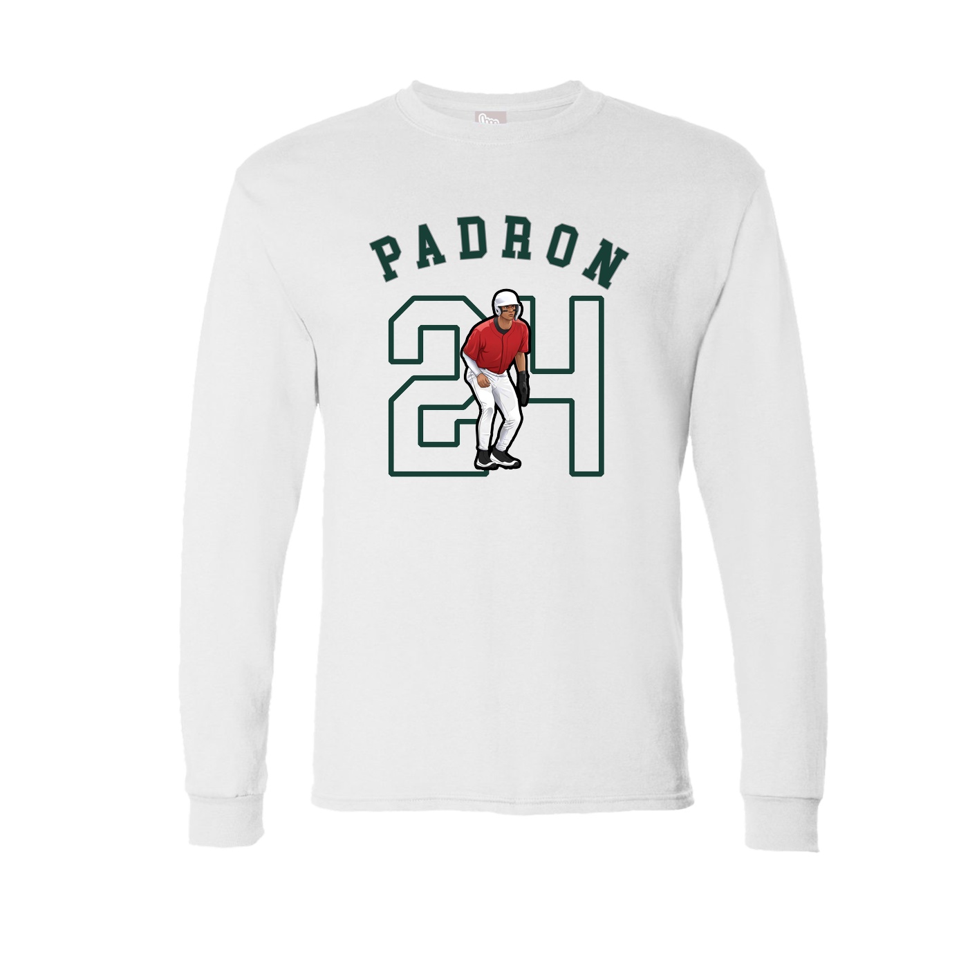 Long Sleeve Tee — Shirsey Arch in White