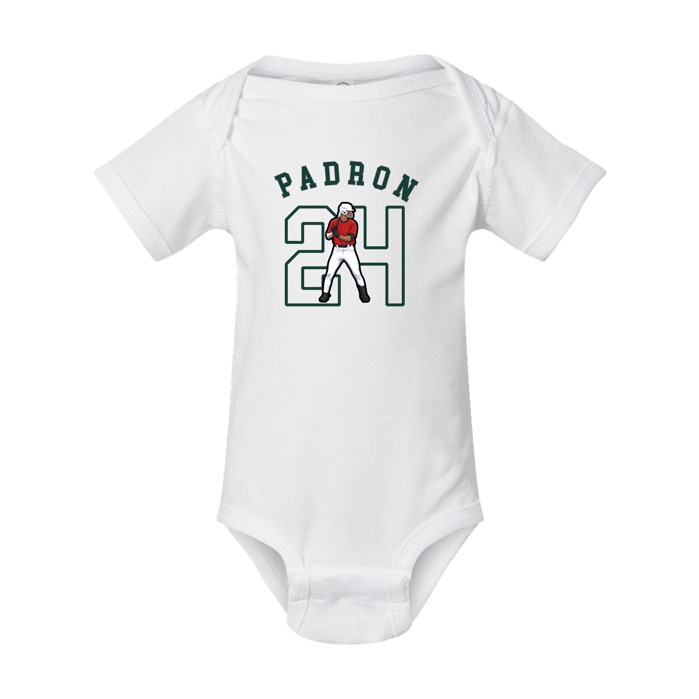 Baby Onesie — Shirsey Arch in White