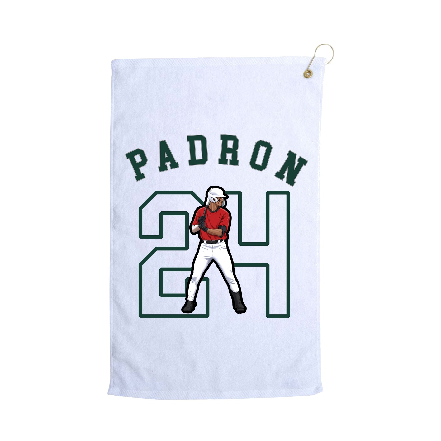Golf Towel — Shirsey Arch in White
