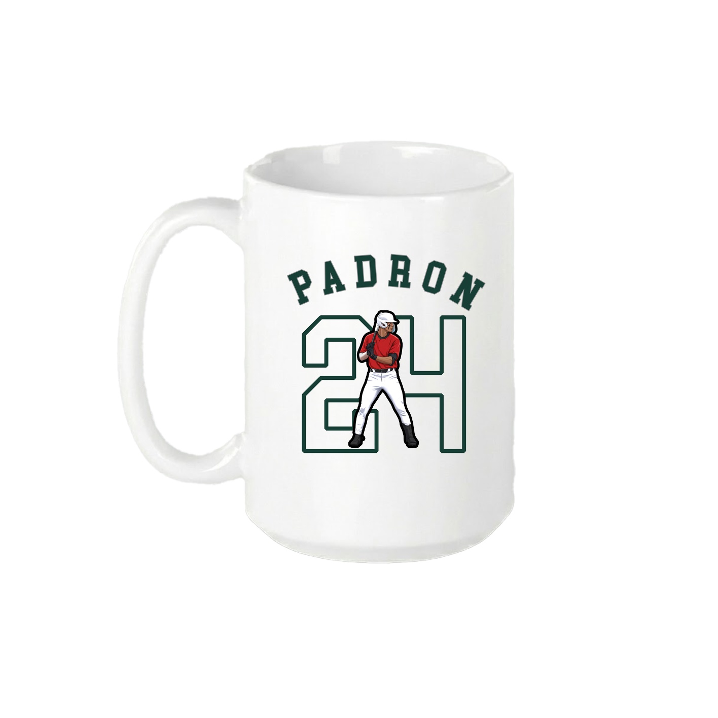 15oz Coffee Mug — Shirsey Arch in White