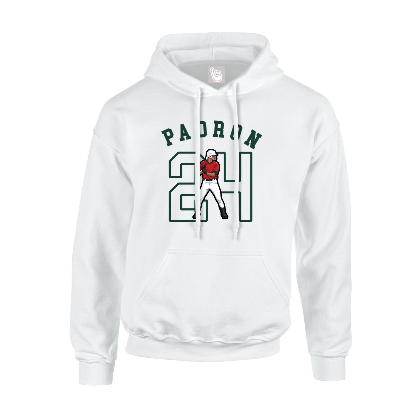Hoodie — Shirsey Arch in White