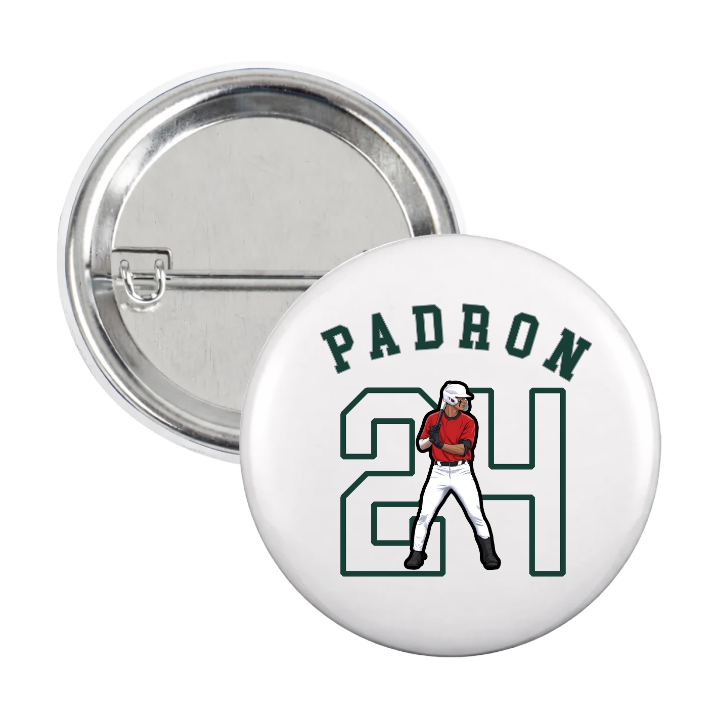 Game Day Button — Shirsey Arch in White