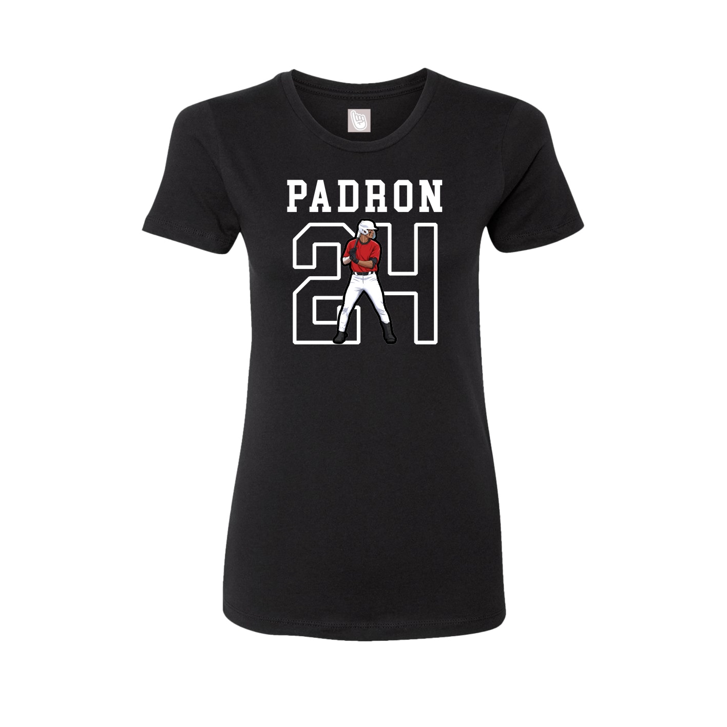 Fitted Women's Tee — Shirsey in Black