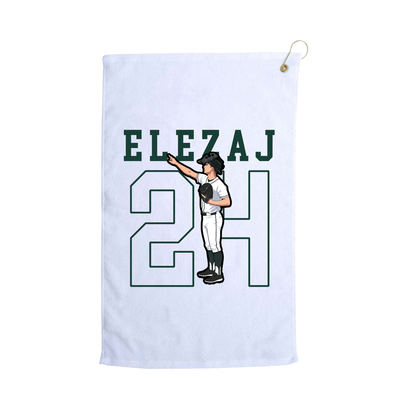 Golf Towel — Shirsey in White