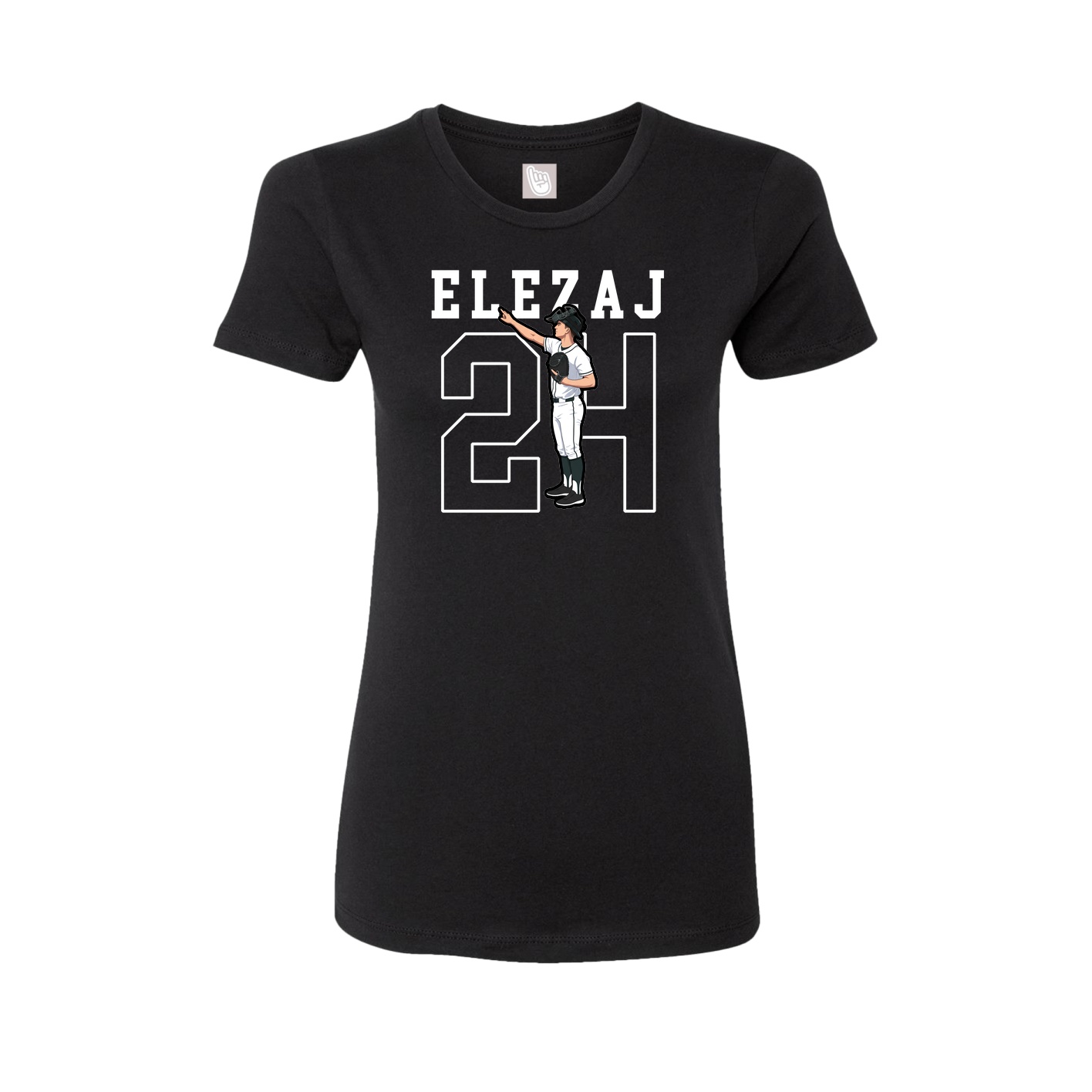 Fitted Women's Tee — Shirsey in Black