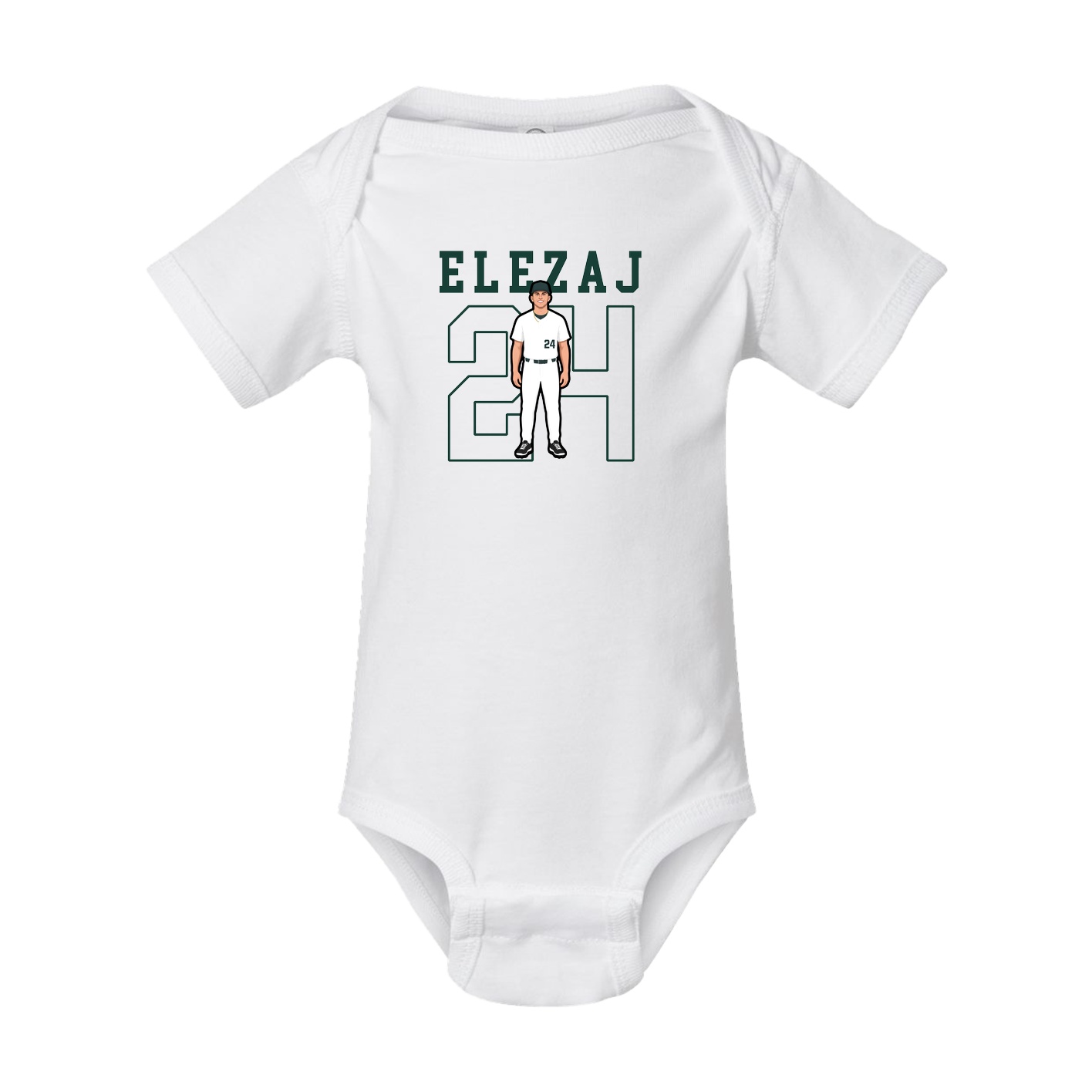 Baby Onesie — Shirsey in White