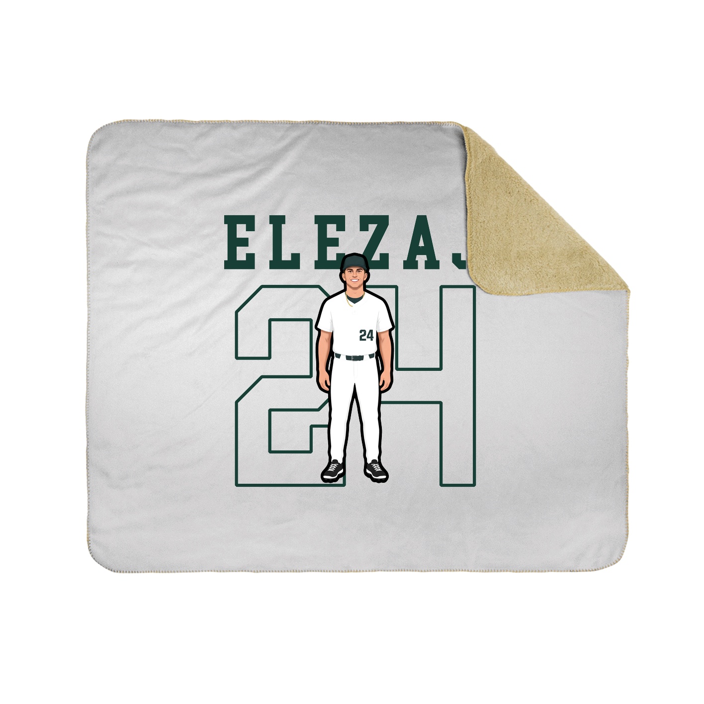 Throw Blanket — Shirsey in White