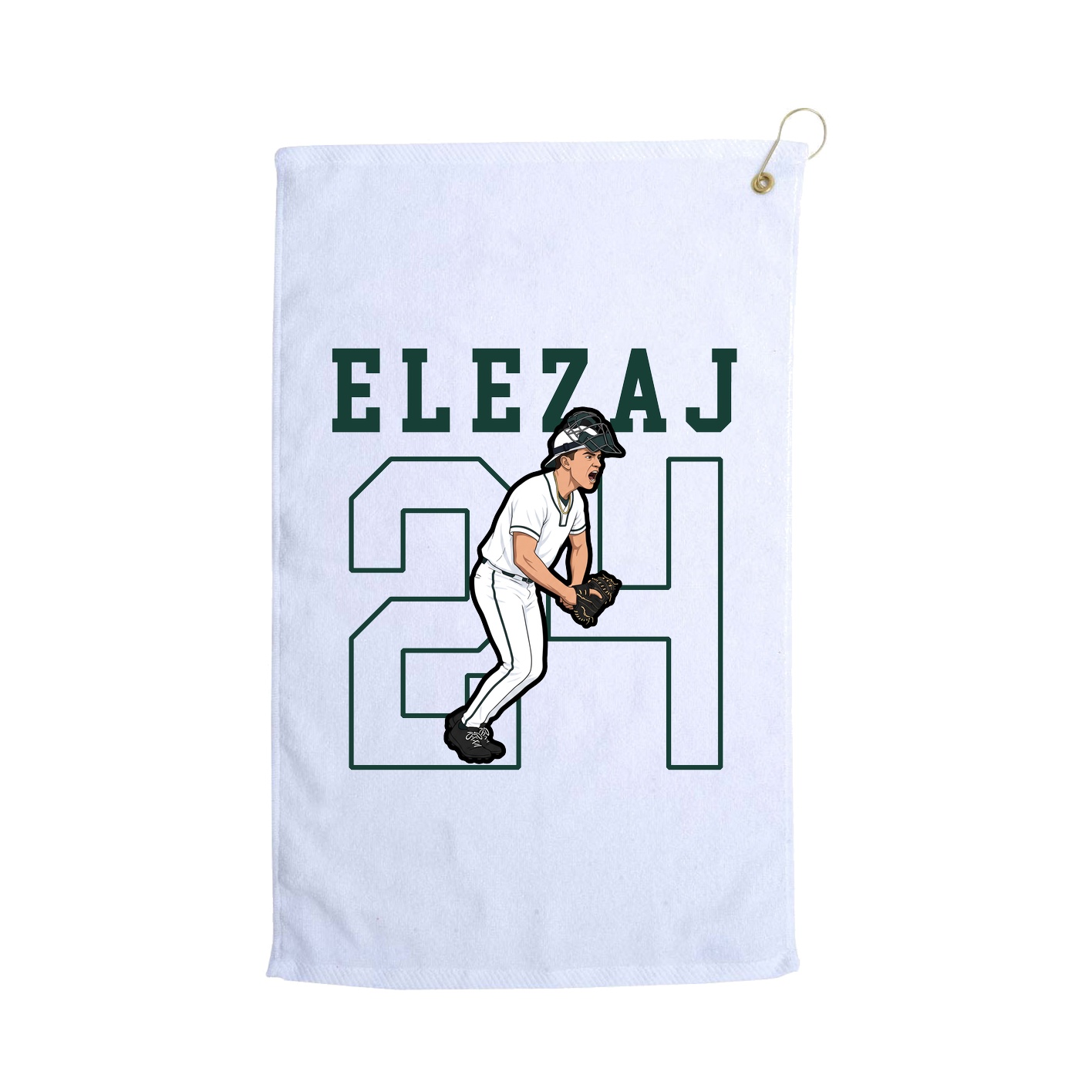 Golf Towel — Shirsey in White