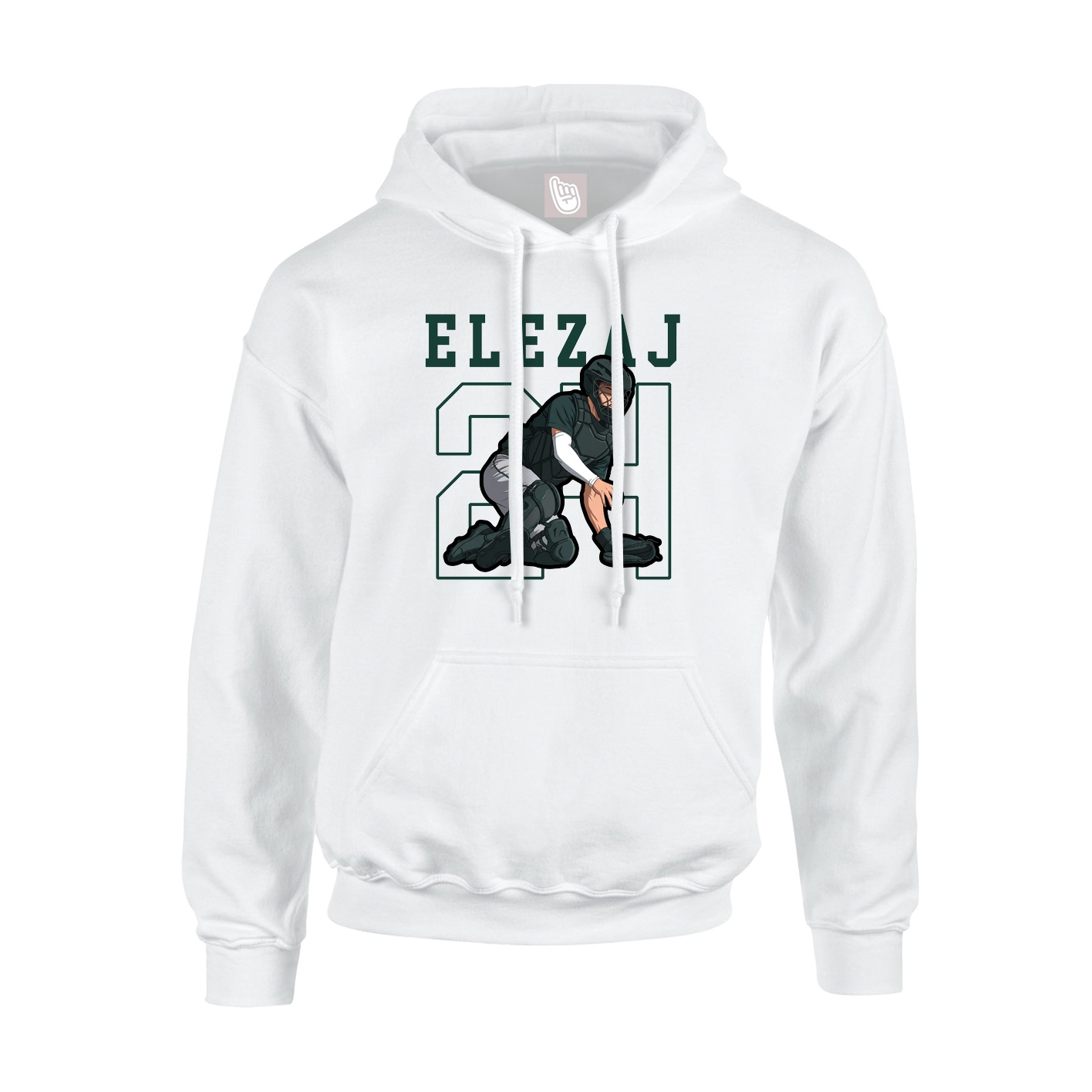 Hoodie — Shirsey in White
