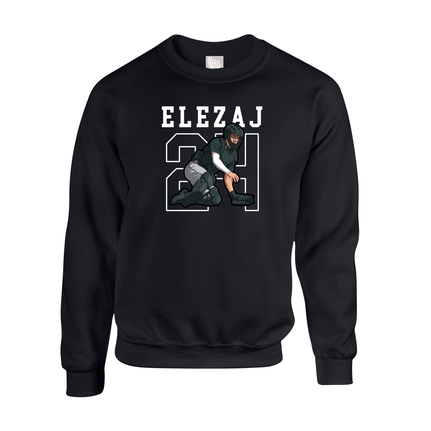 Fleece Crew — Shirsey in Black