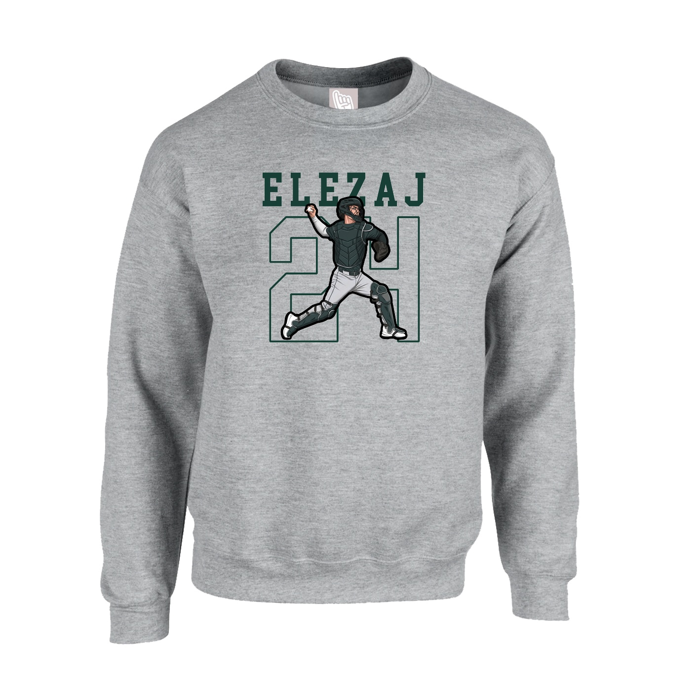 Fleece Crew — Shirsey in Grey