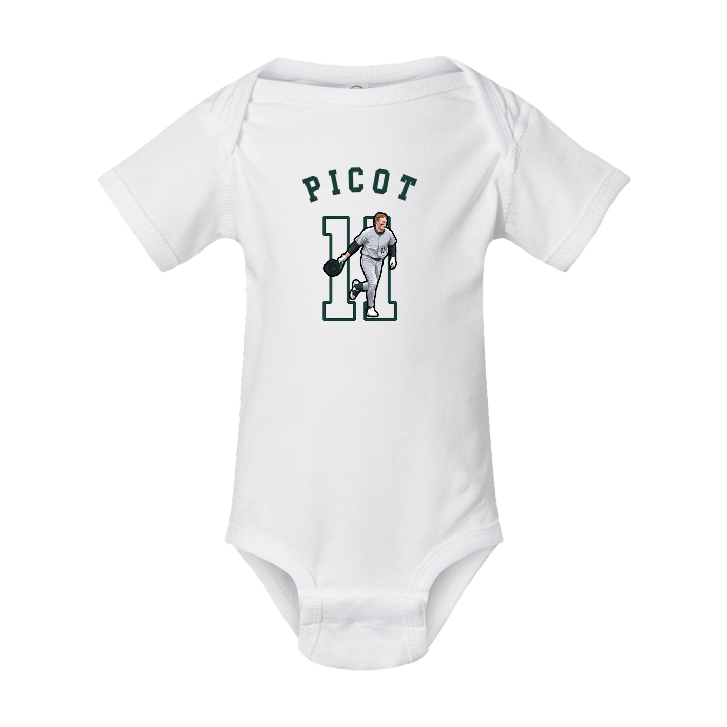 Baby Onesie — Shirsey Arch in White