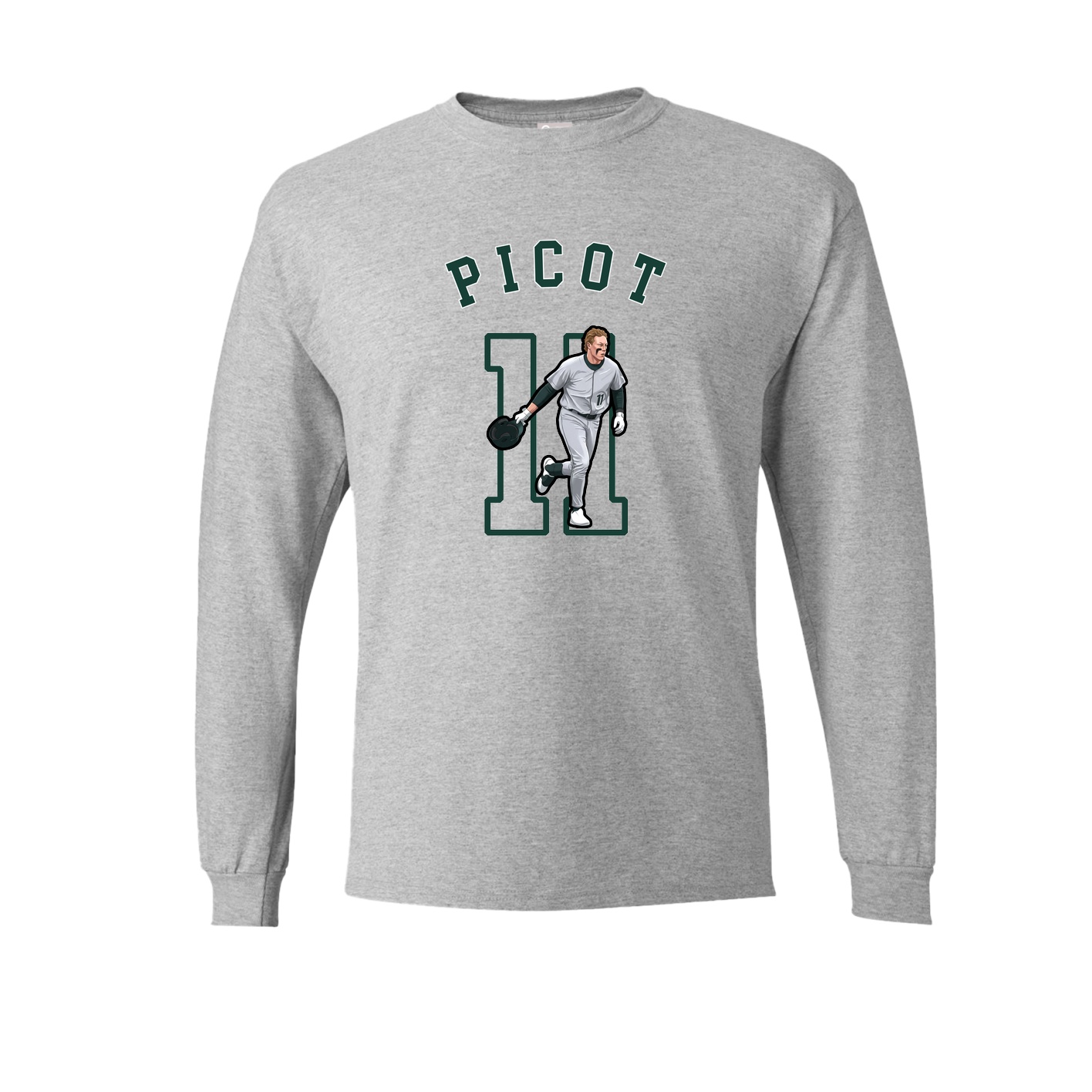 Long Sleeve Tee — Shirsey Arch in Grey