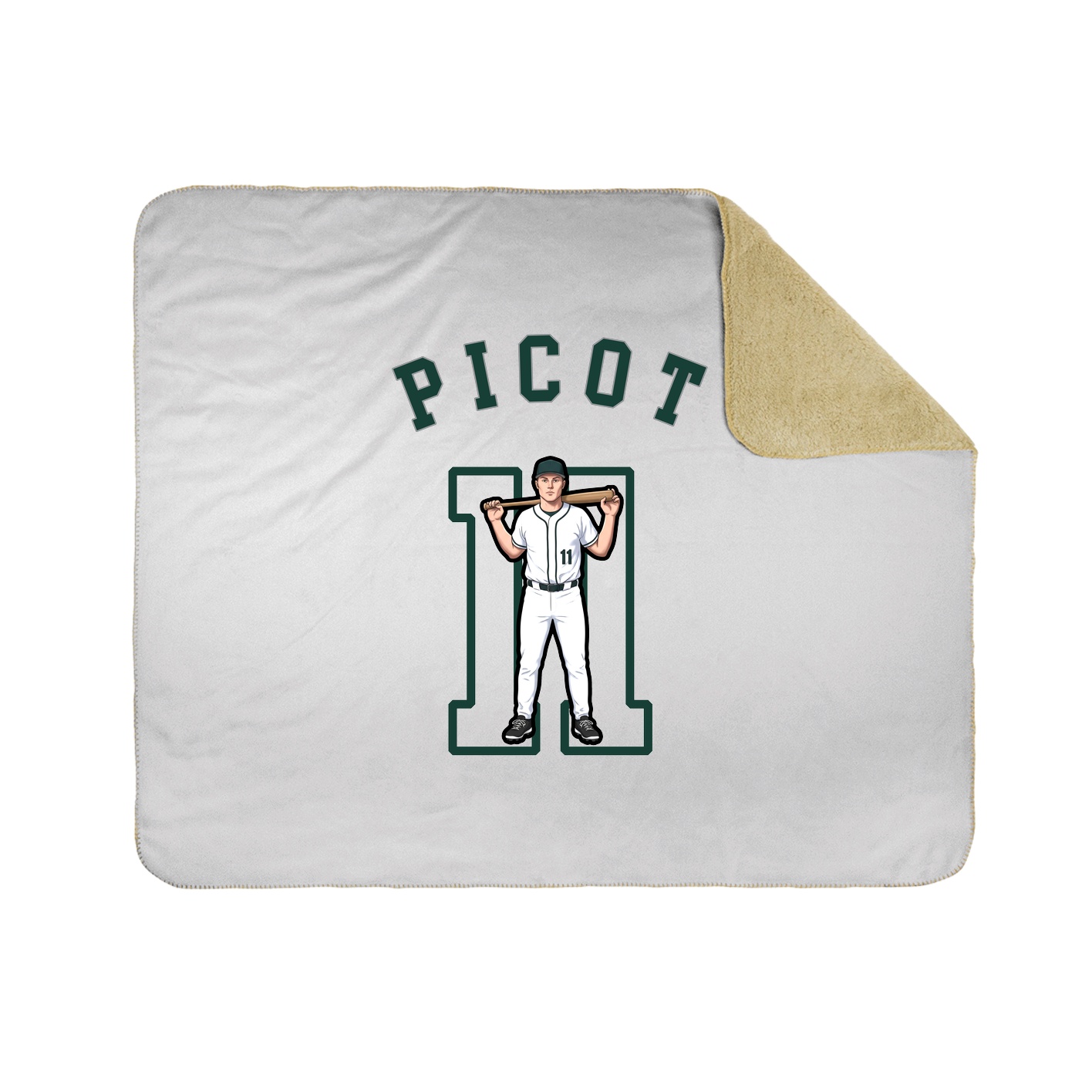 Throw Blanket — Shirsey Arch in White