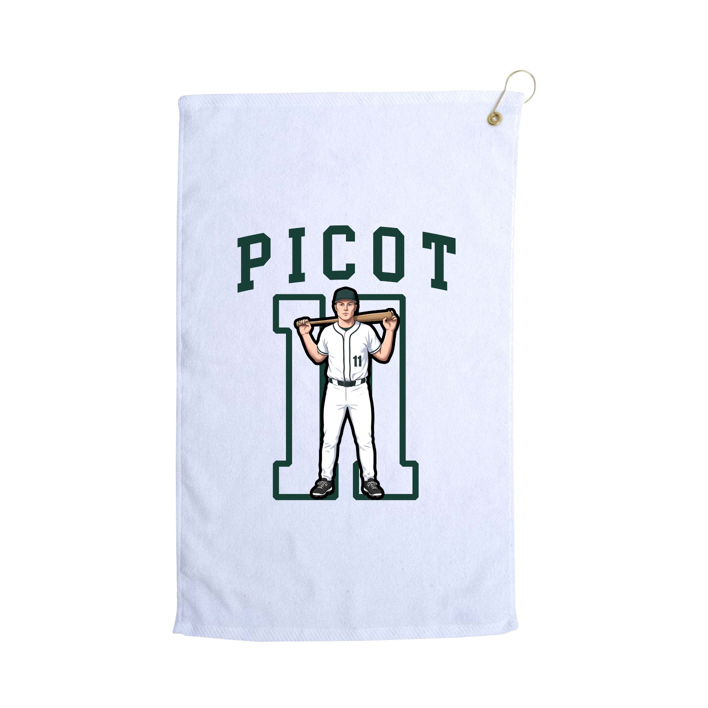 Golf Towel — Shirsey in White
