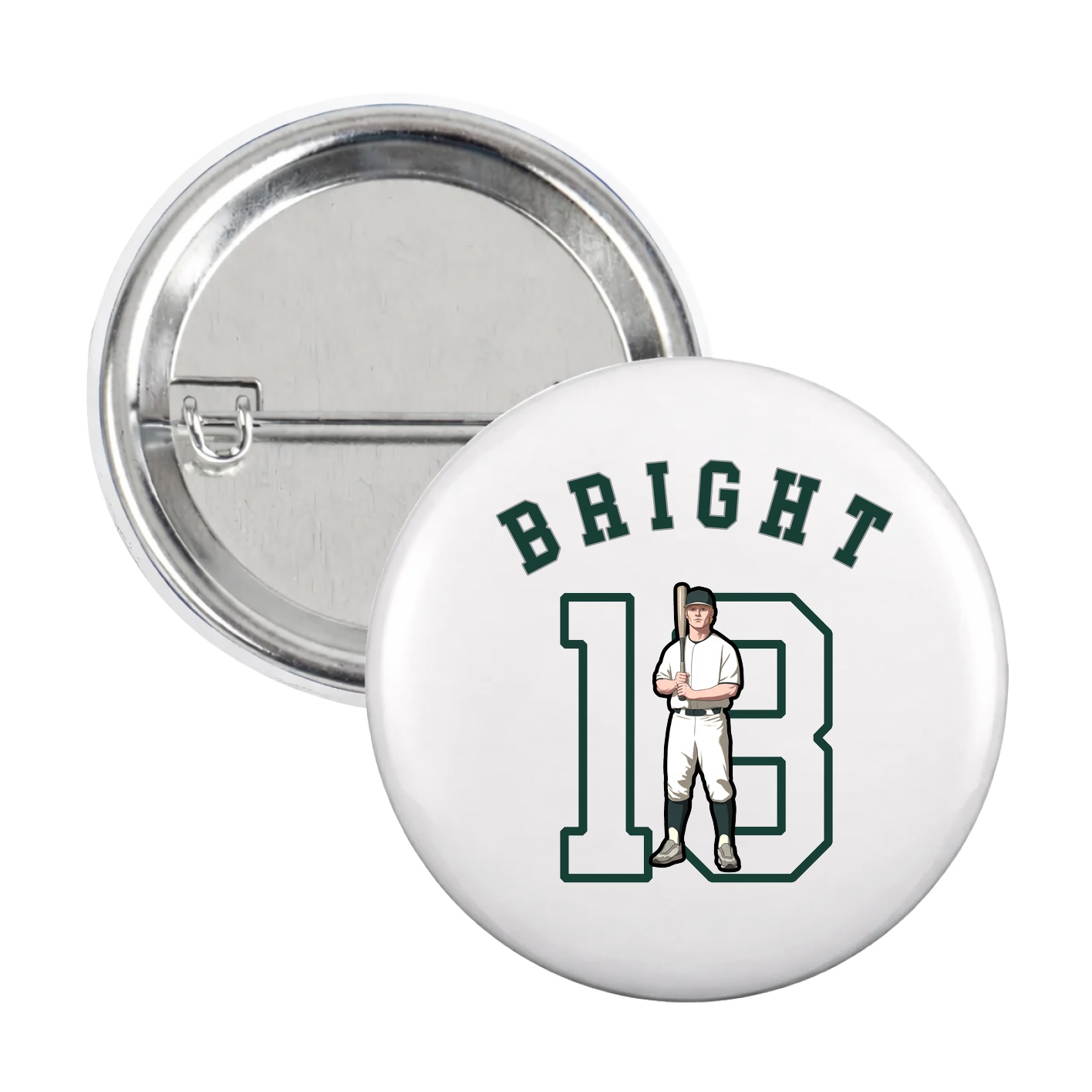 Game Day Button — Shirsey Arch in White