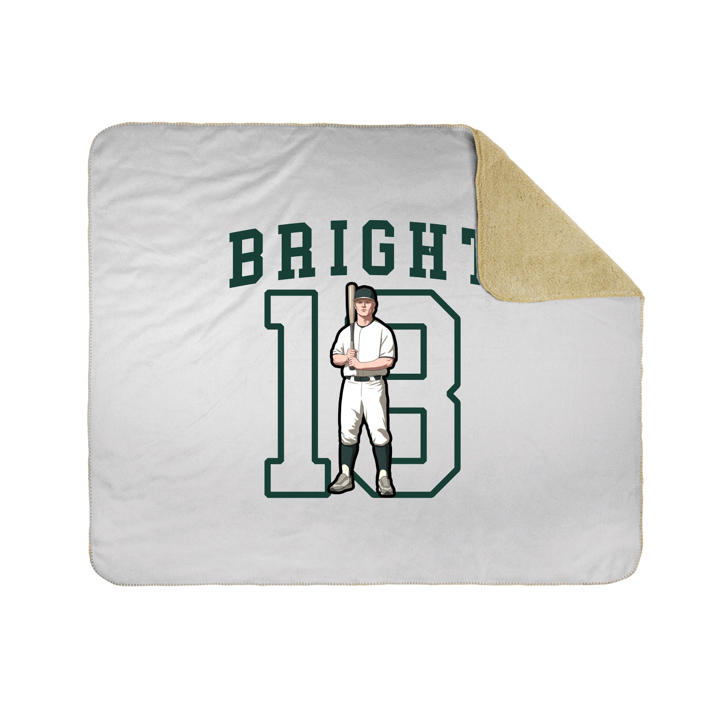 50x60 Sherpa Lined Throw Blanket