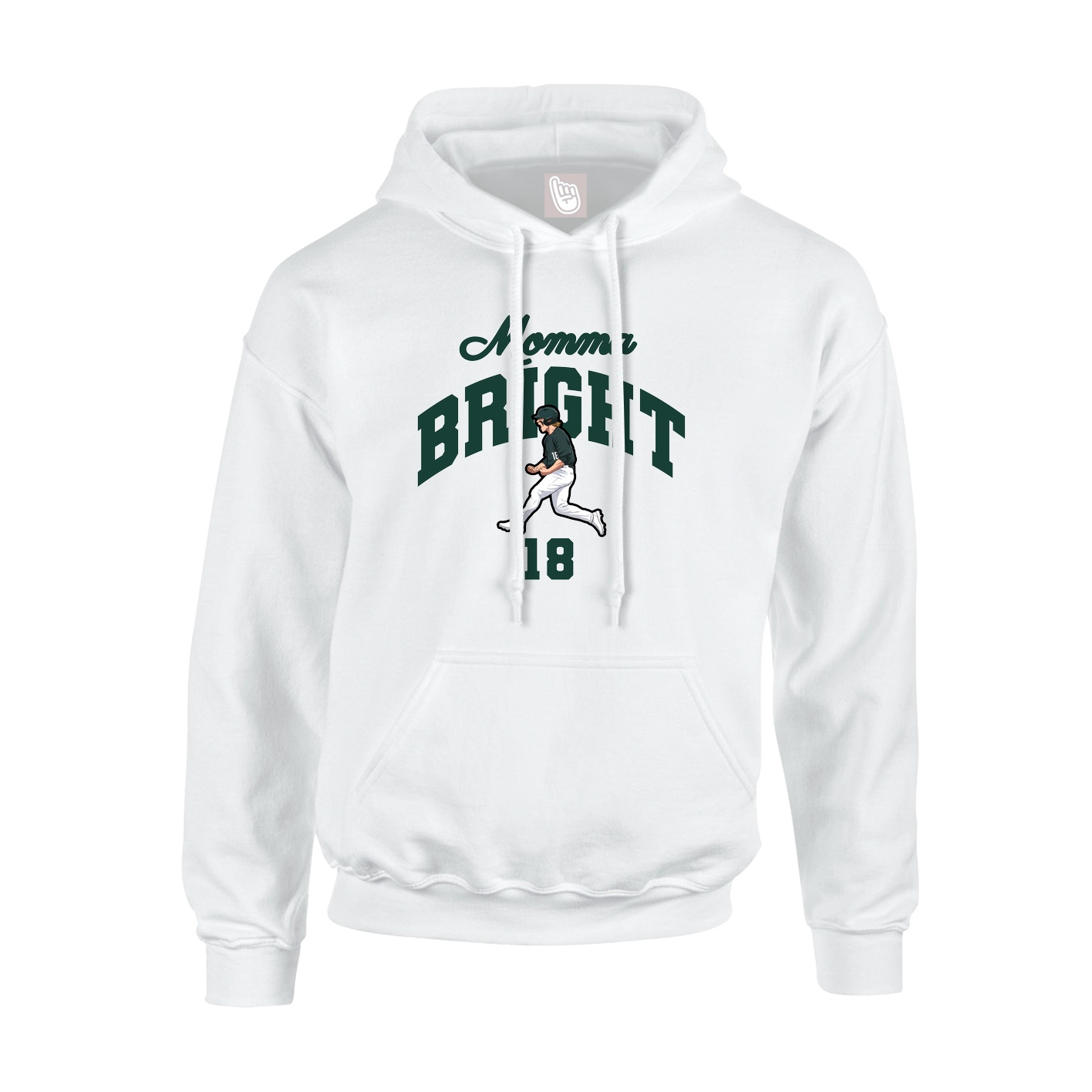 Youth Hoodie — Mothers Day Arch in White