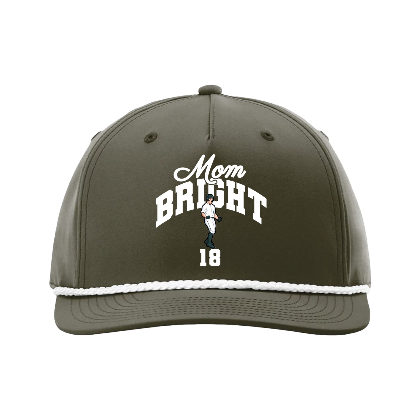 Five-Panel Classic Rope Cap — Mothers Day Arch in Green