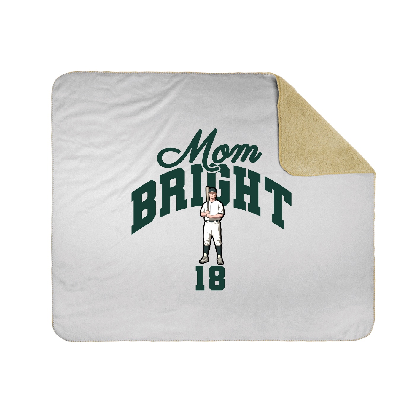 Throw Blanket — Mothers Day Arch in White