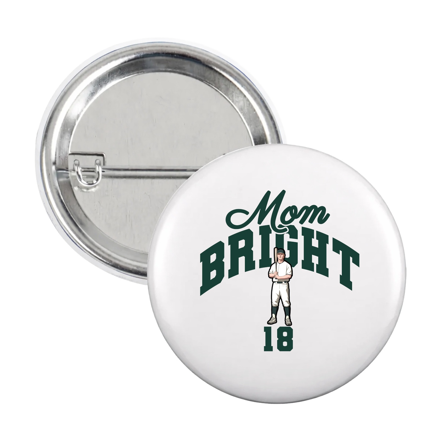 Game Day Button — Mothers Day Arch in White