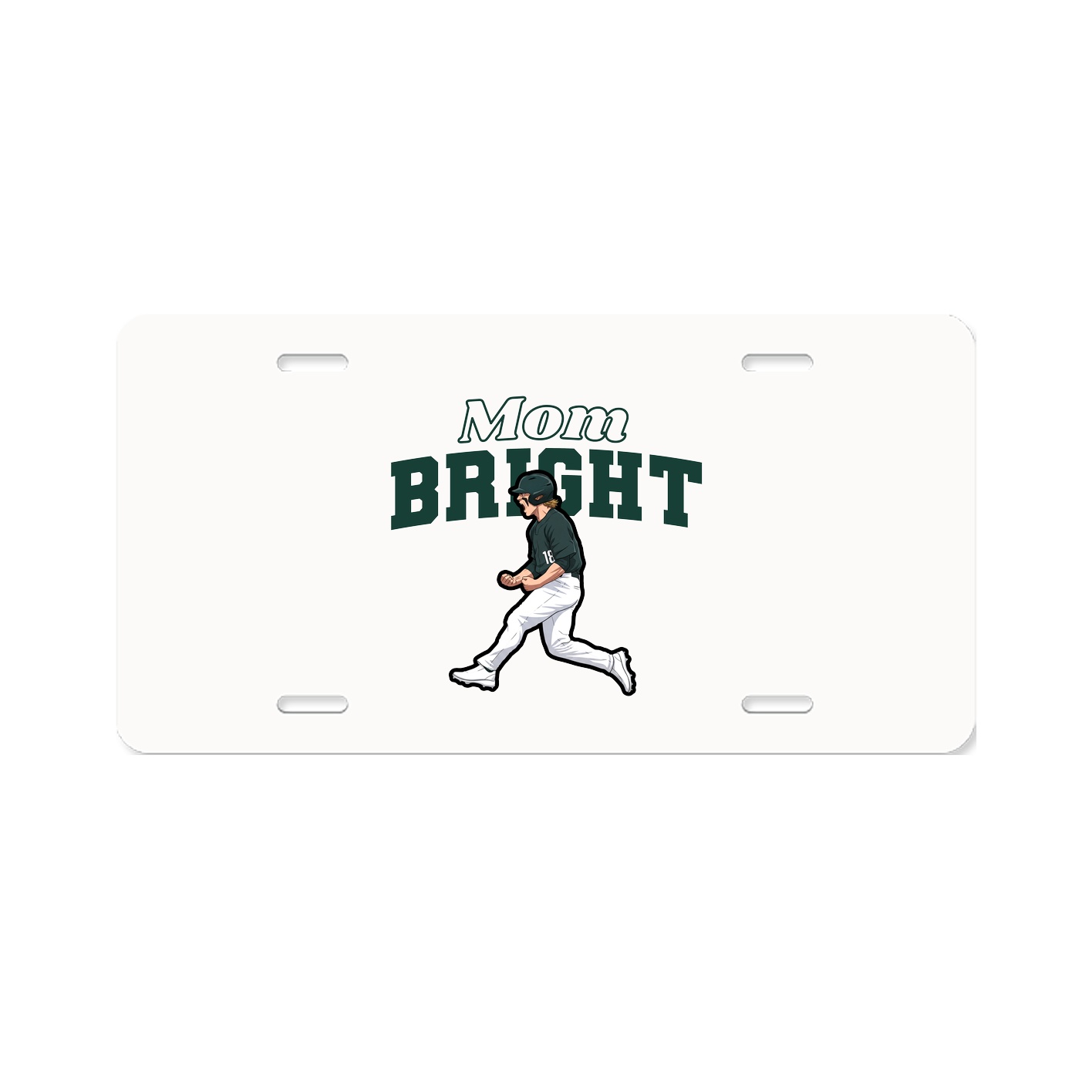 License Plate — Mothers Day Block in Classic