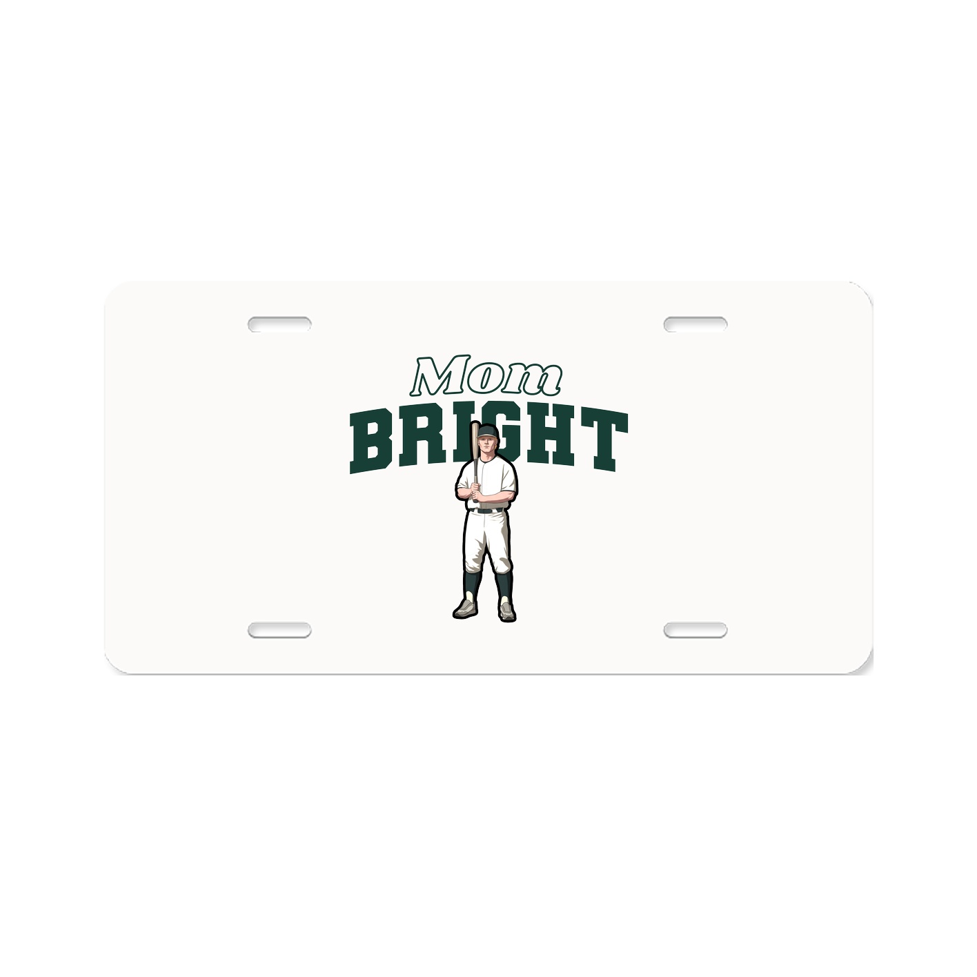 License Plate — Mothers Day Block in Classic