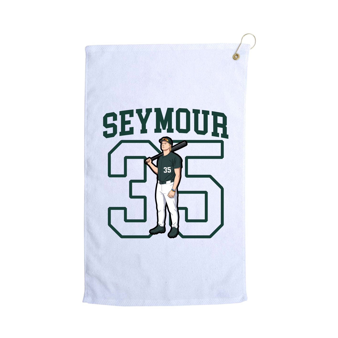 Golf Towel — Shirsey in White