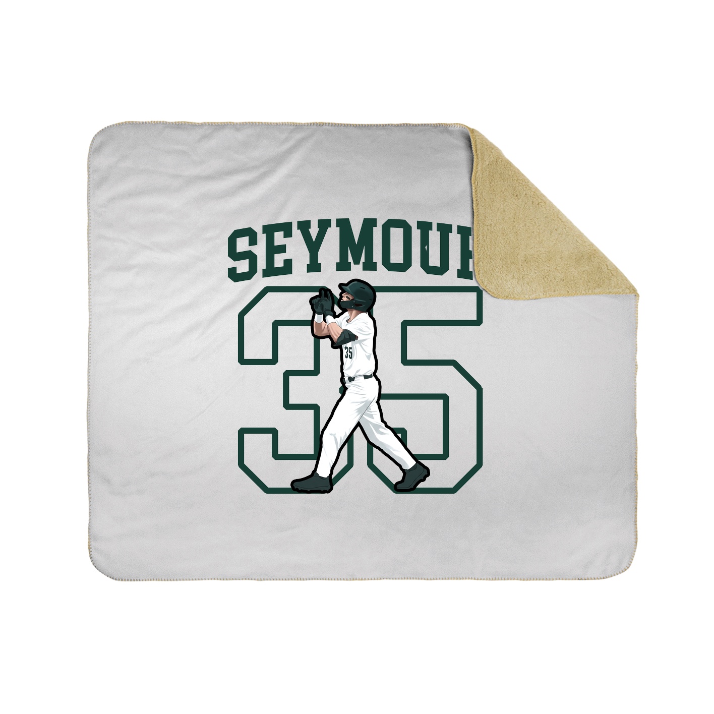 50x60 Sherpa Lined Throw Blanket