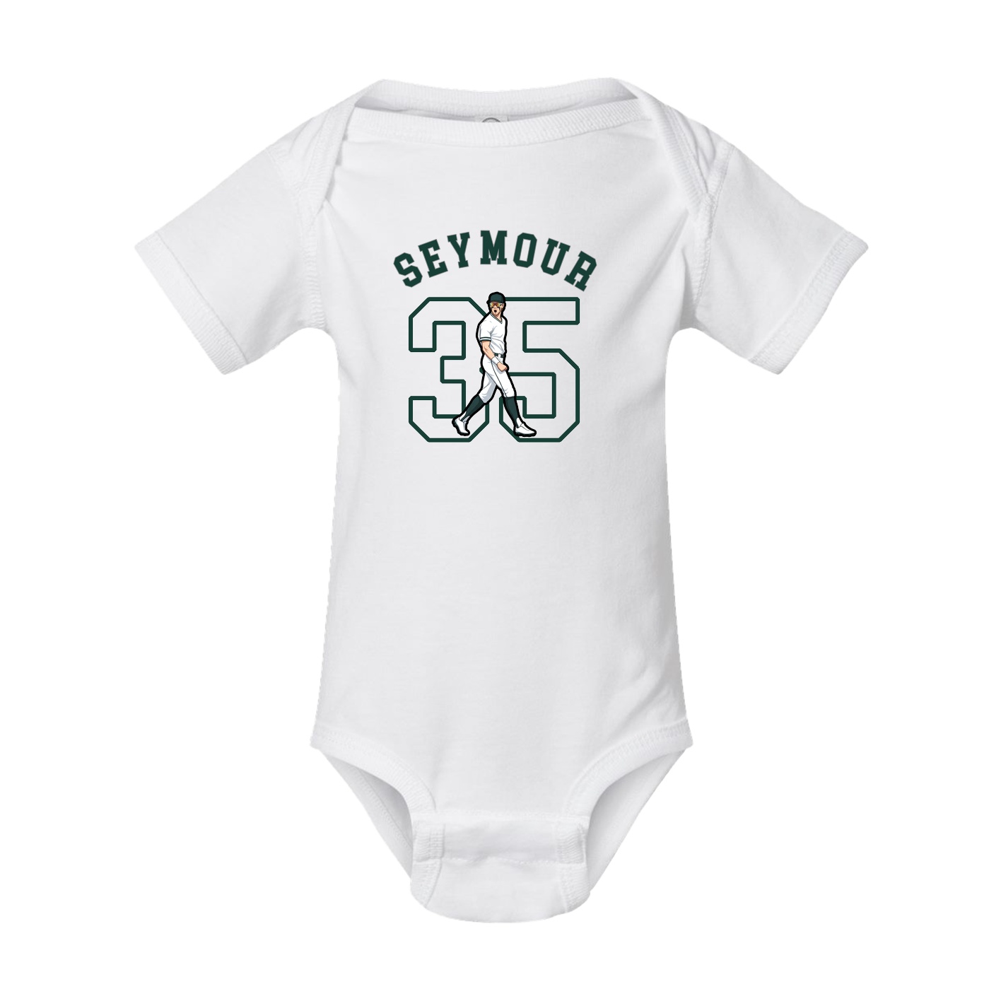 Baby Onesie — Shirsey Arch in White