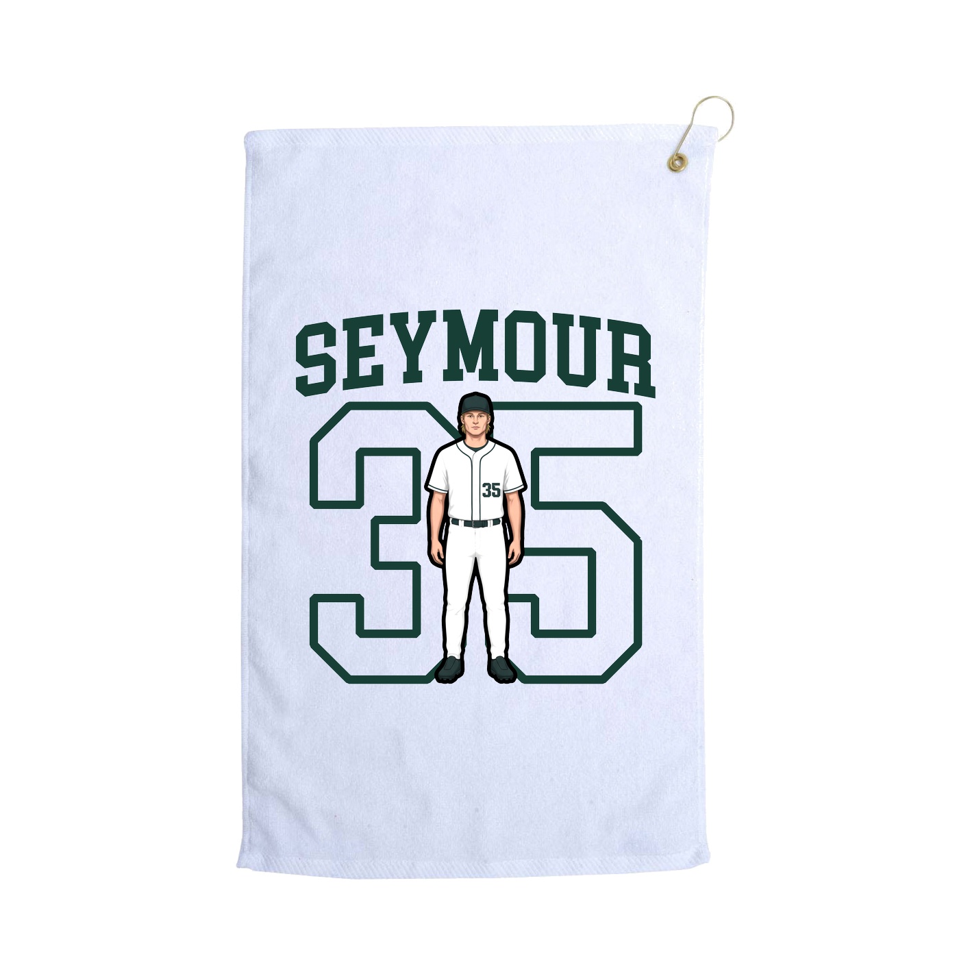 Golf Towel — Shirsey in White