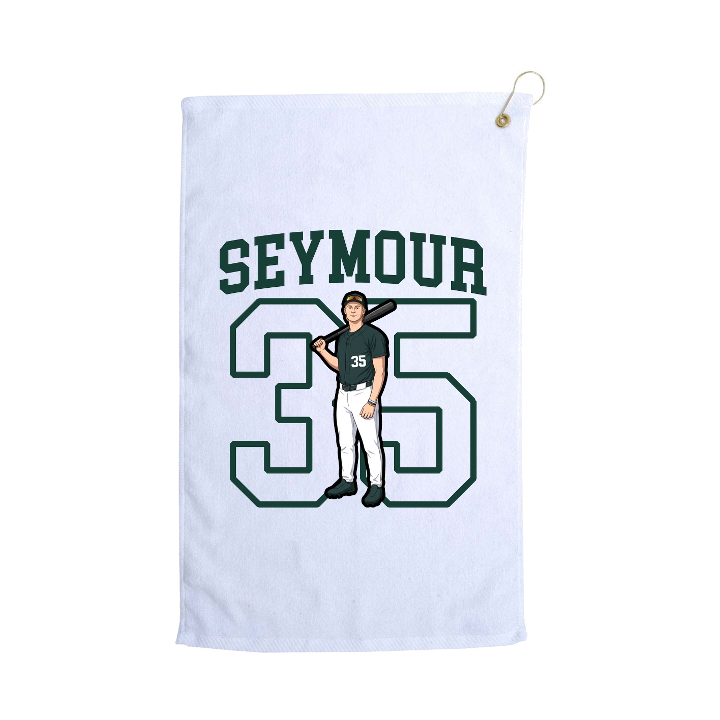 Golf Towel — Shirsey in White