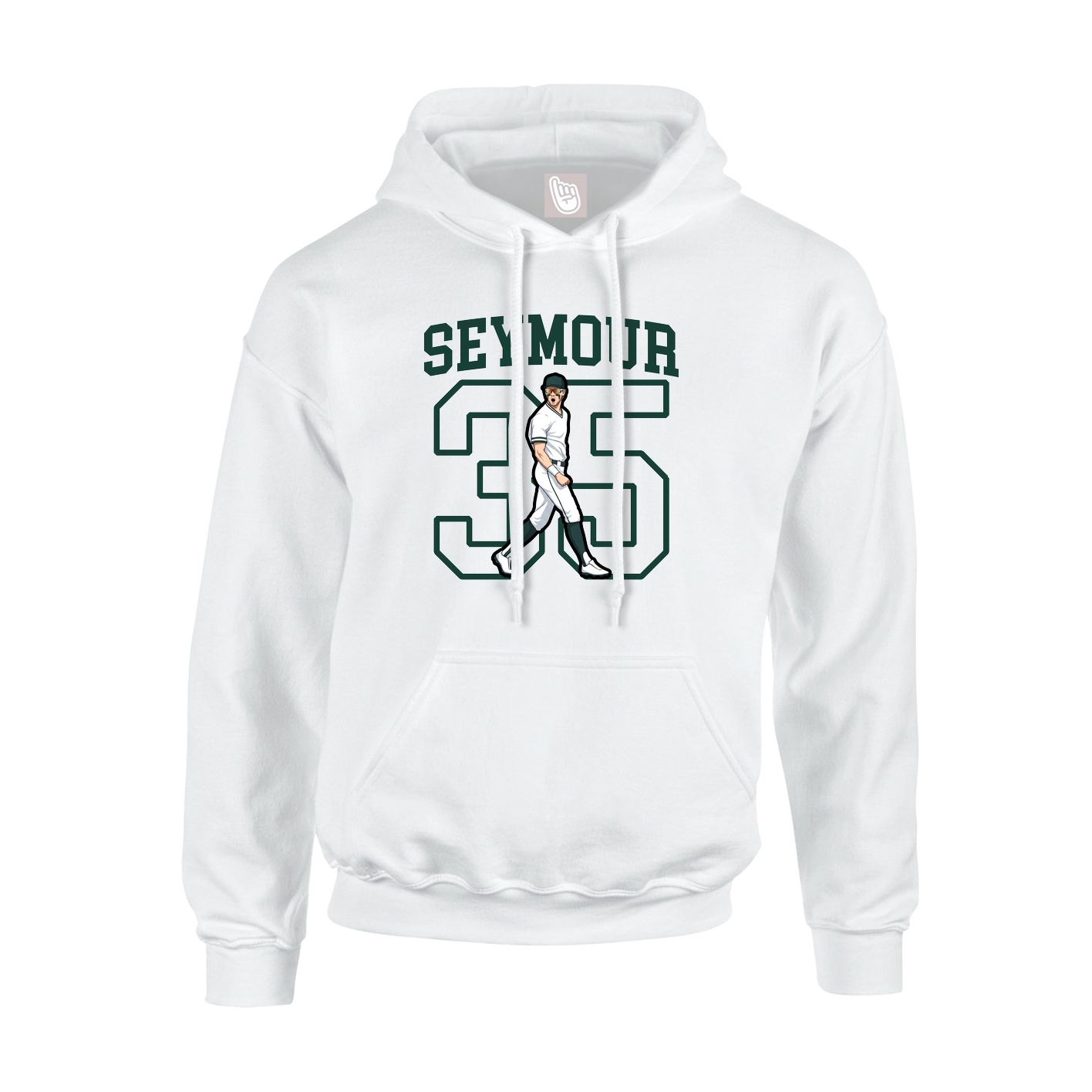Hoodie — Shirsey in White