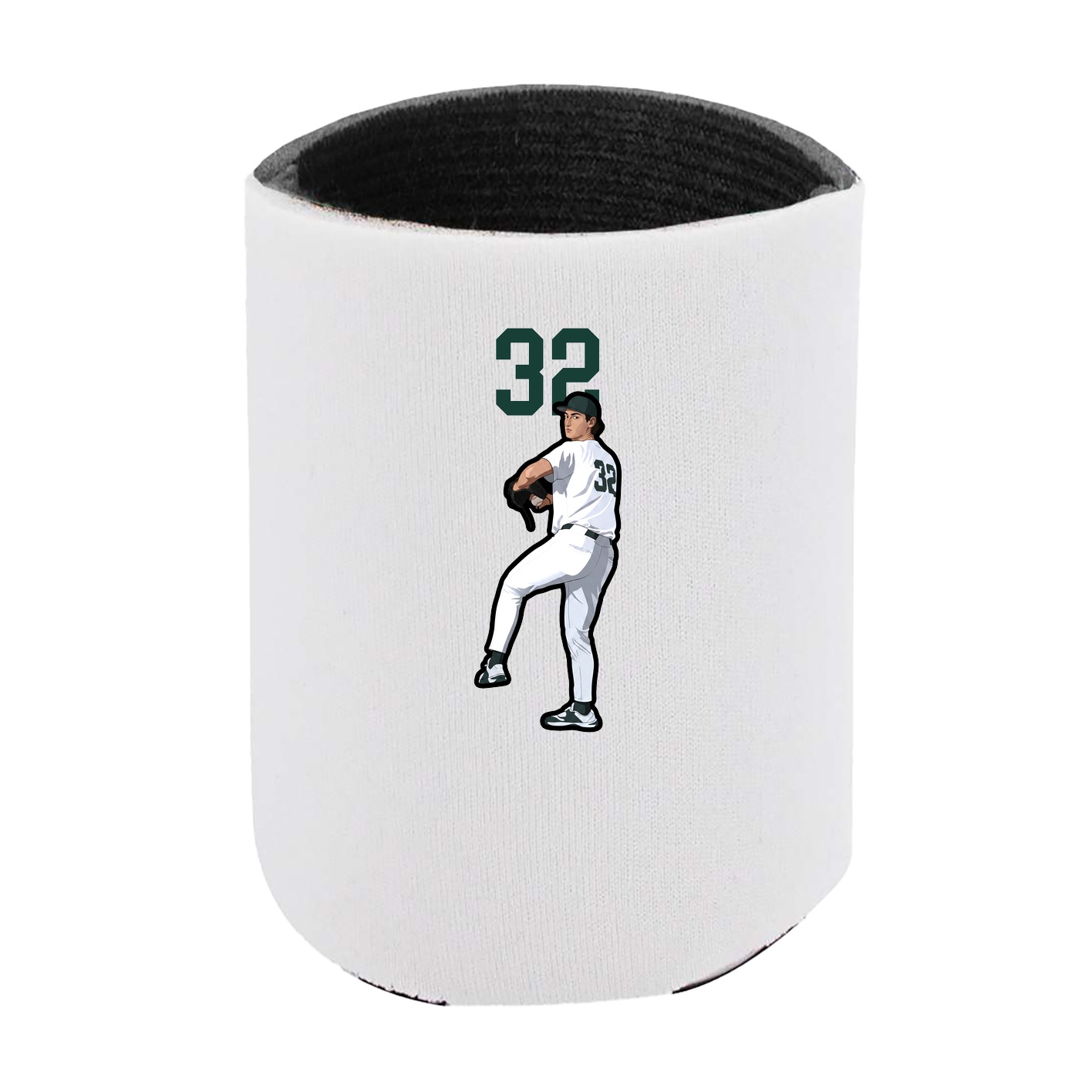 Can Holder — Number Top in White