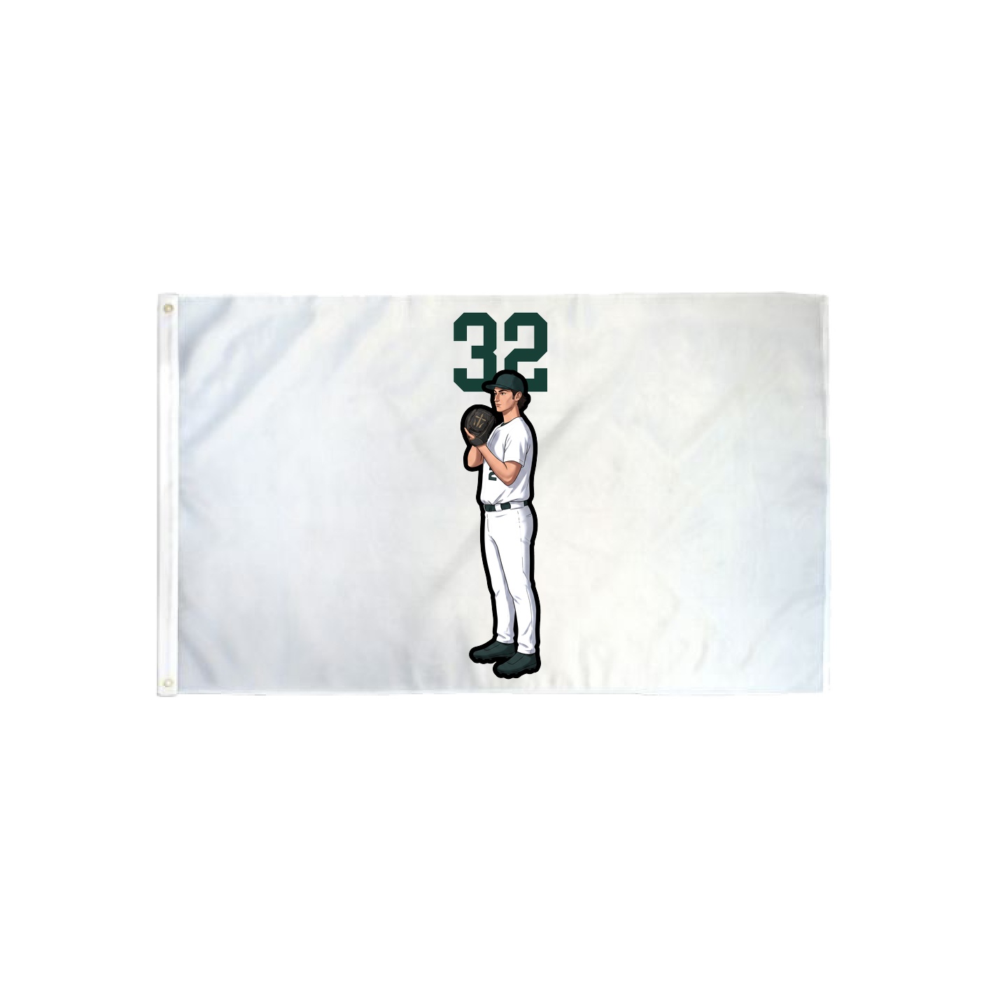 3x5 Flag — Number Top in Classic