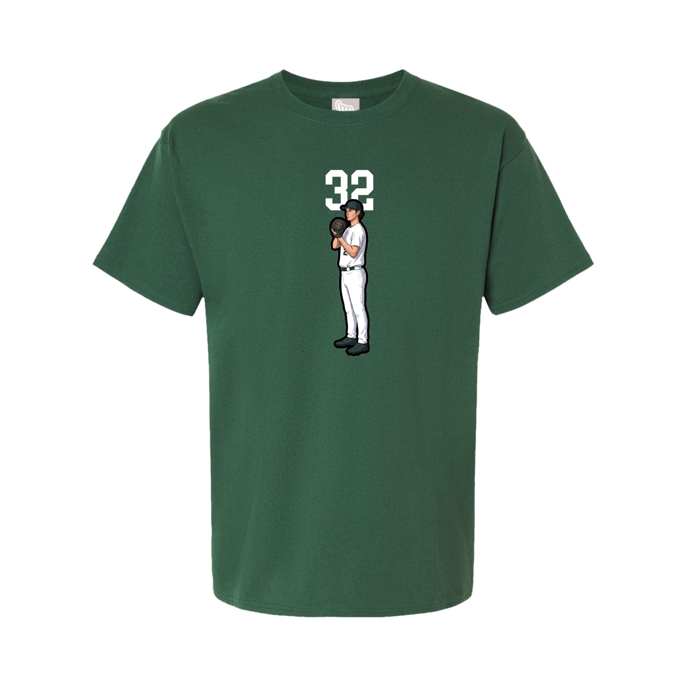 Tee — Number Top in Green