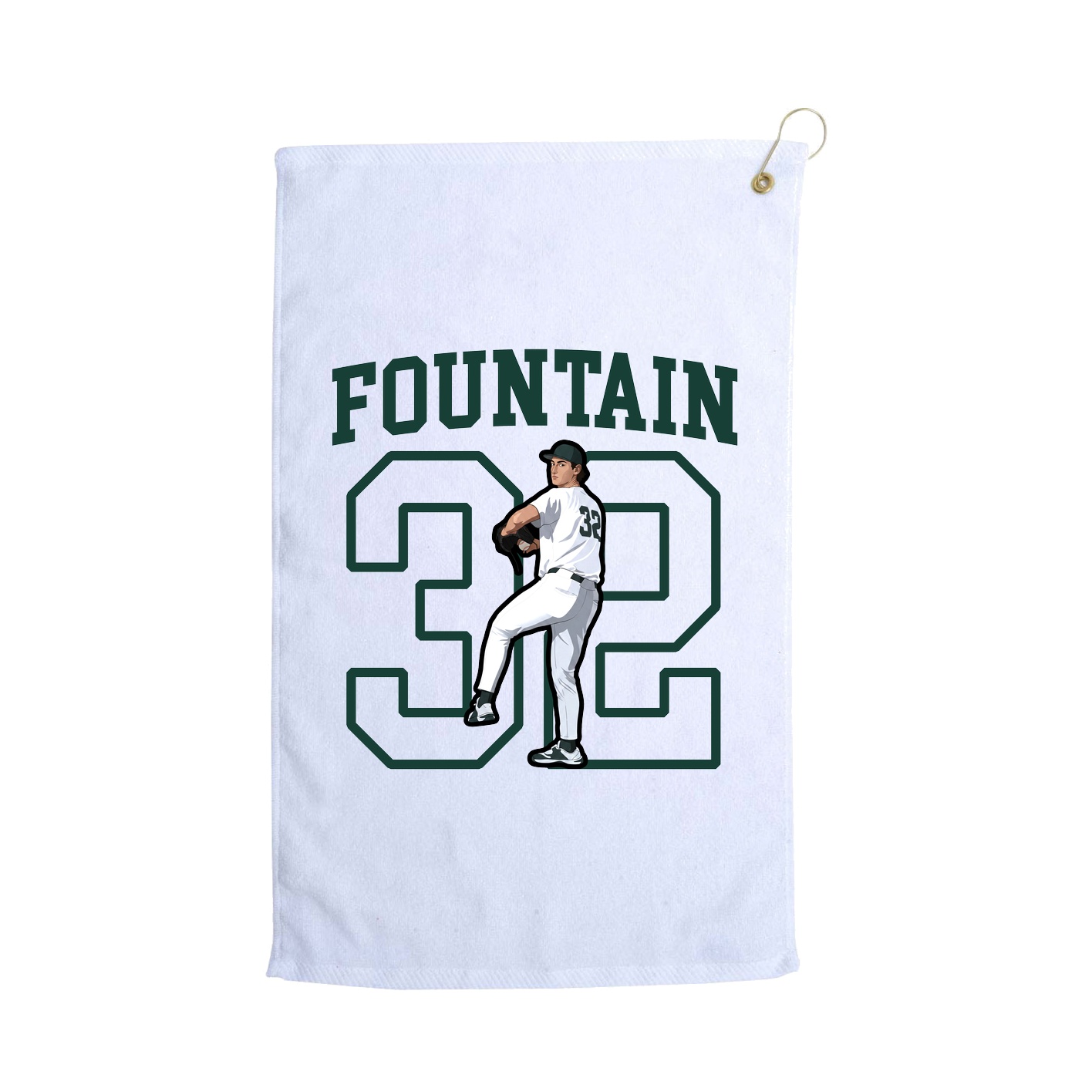 Golf Towel — Shirsey in White