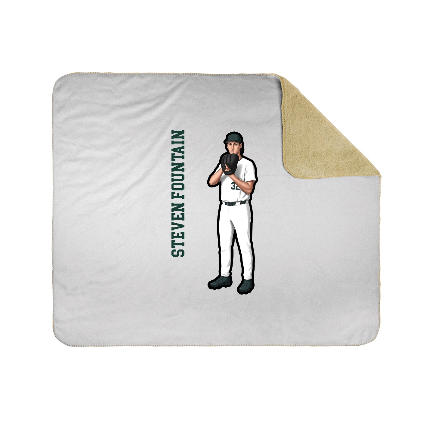 50x60 Sherpa Lined Throw Blanket