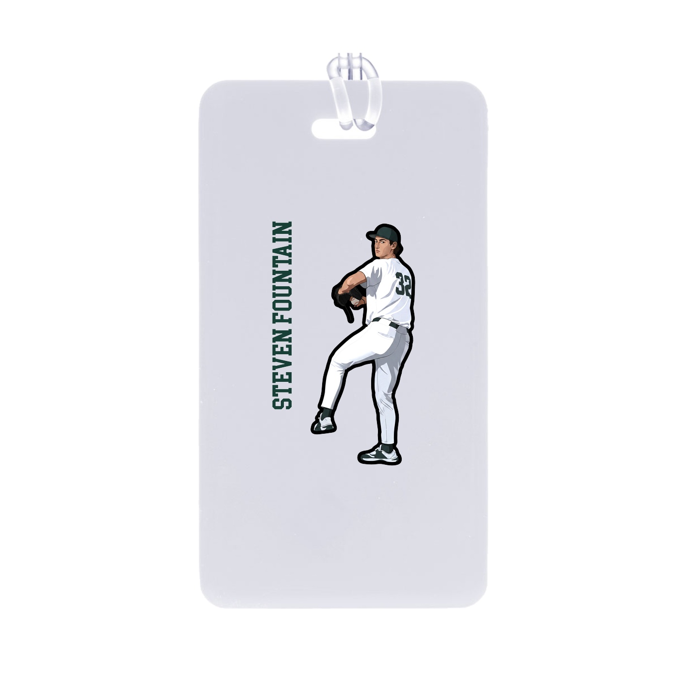 Bag Tag — Name Vertical in Classic