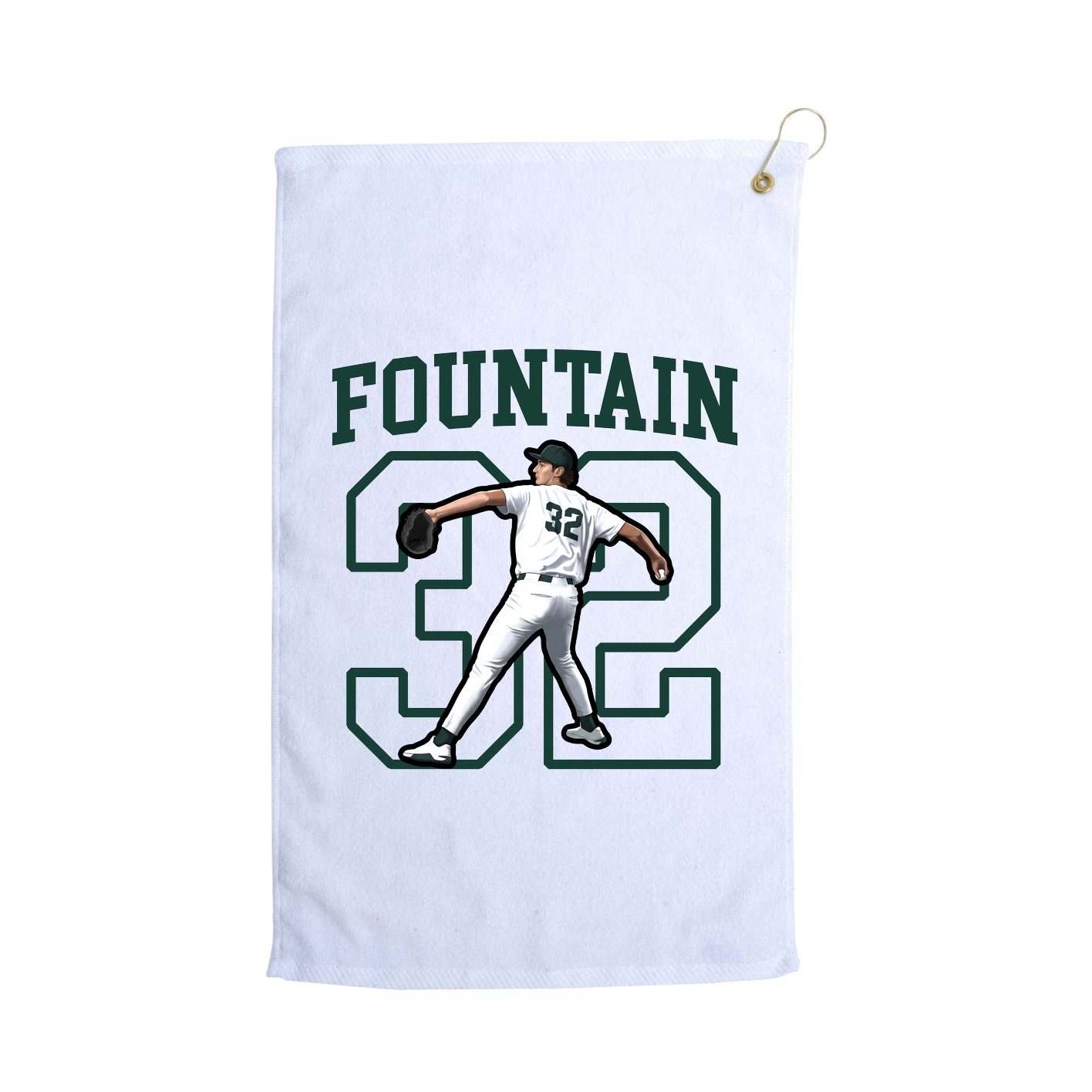 Golf Towel — Shirsey in White
