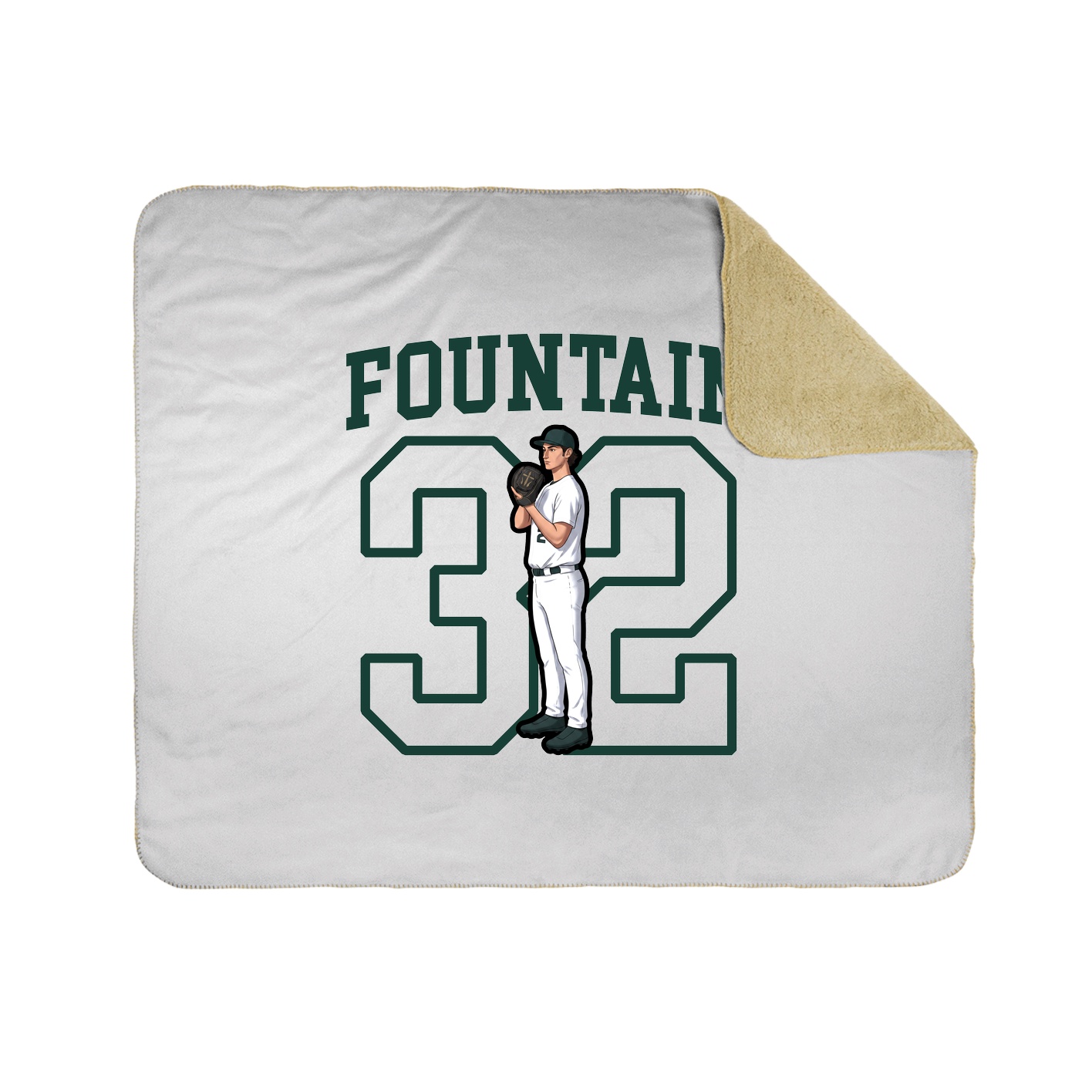 Throw Blanket — Shirsey in White