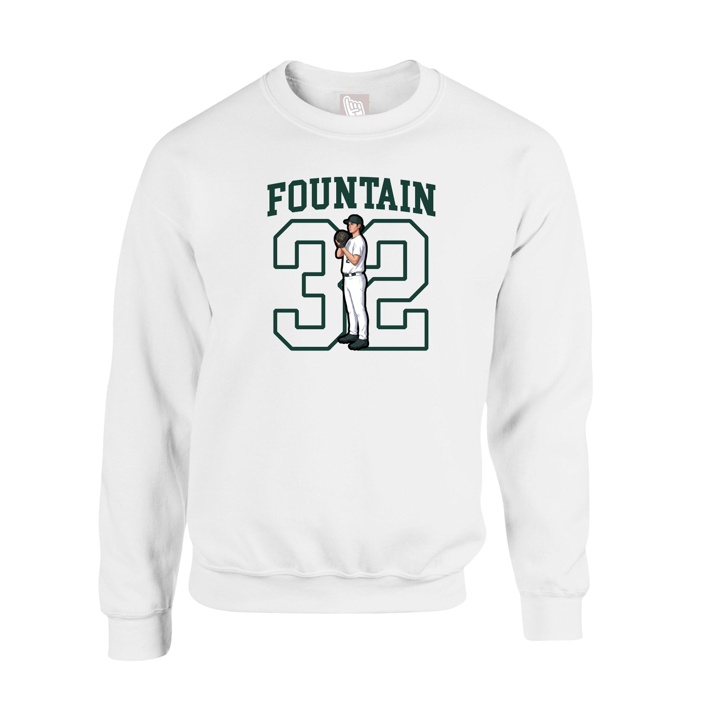 Fleece Crew — Shirsey in White