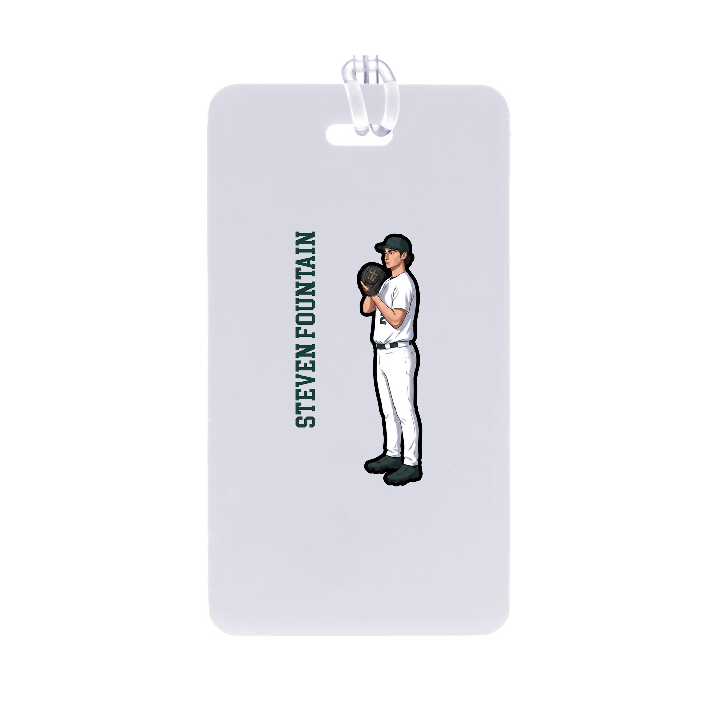 Bag Tag — Name Vertical in Classic