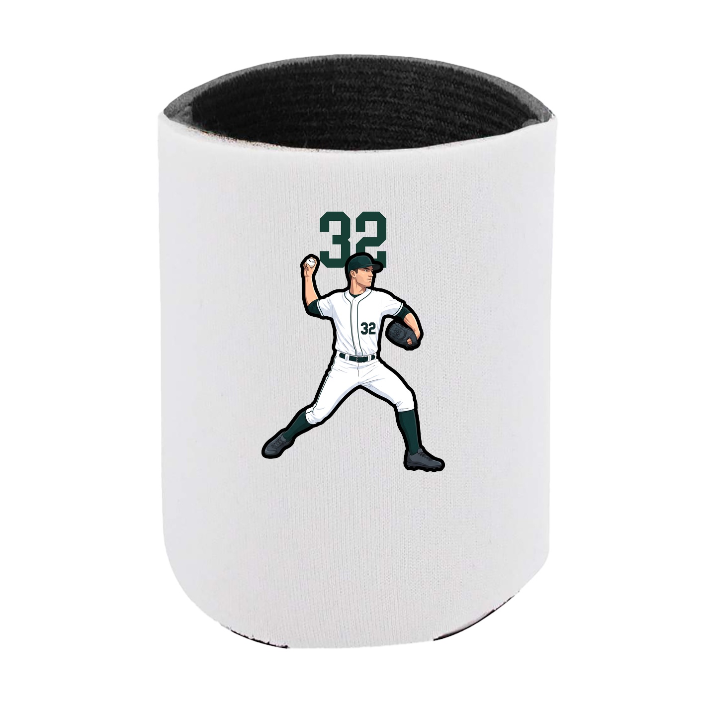 Can Holder — Number Top in White